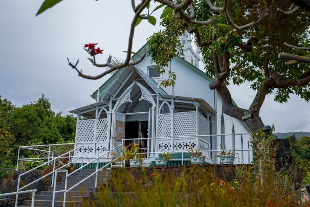 The Painted Church in Kona Is Straight Out of a Fairytale 1 Exterior of Saint Benedicts Painted Church in Kona