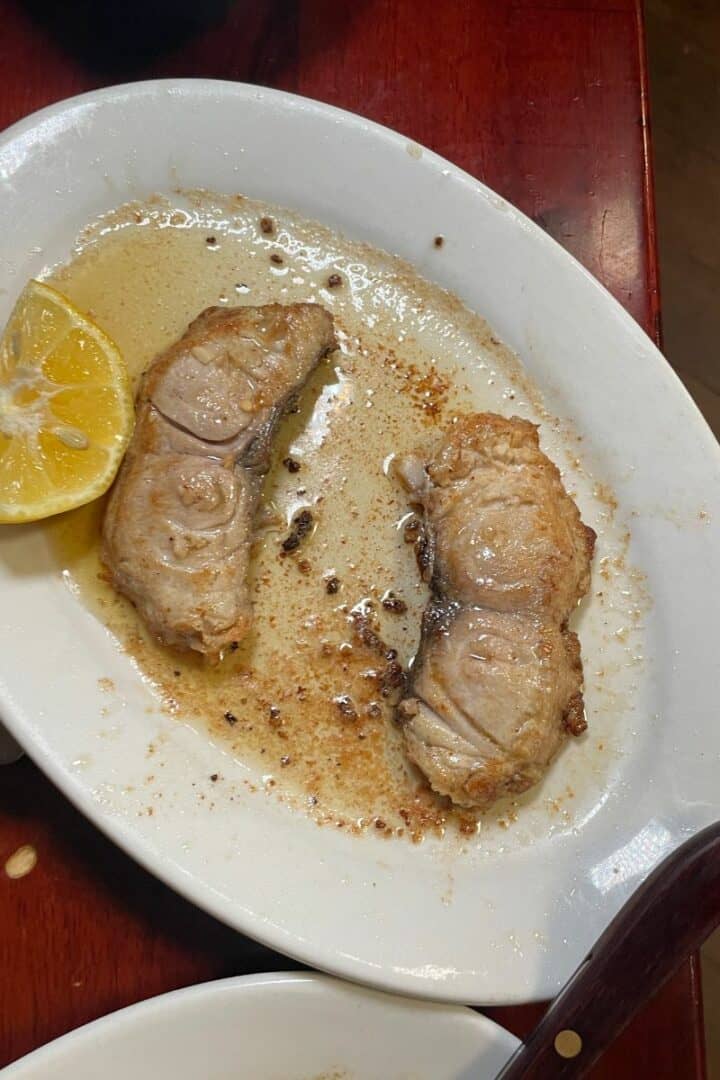 Experiencing Old Hawai‘i: Our Stay at the Historic Manago Hotel 15 The Manago Hotel Restaurant's mahi mahi sauteed in butter sauce with lemon