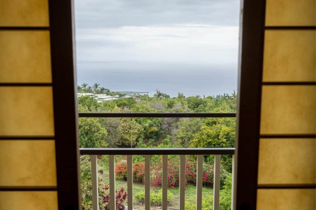 Experiencing Old Hawai‘i: Our Stay at the Historic Manago Hotel 8 view from manago hotel japanese room