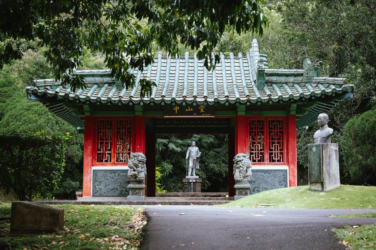 Chinese Pagoda in Kepaniwai Park