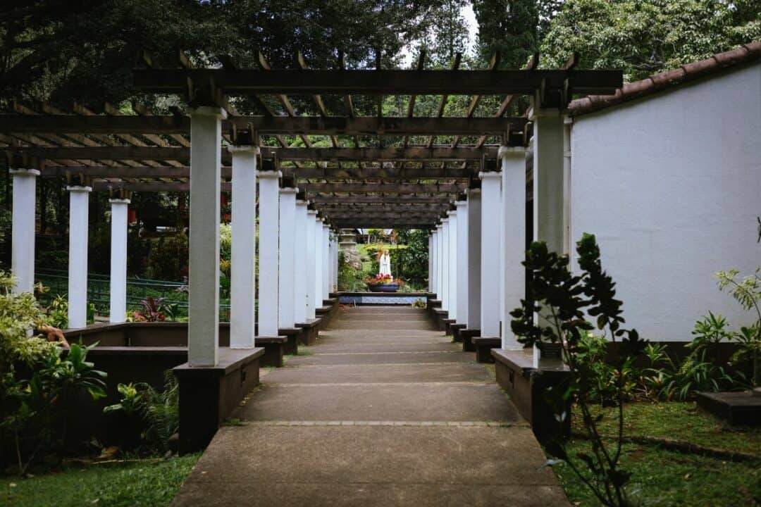 The Portuguese Garden in Kepaniwai Park