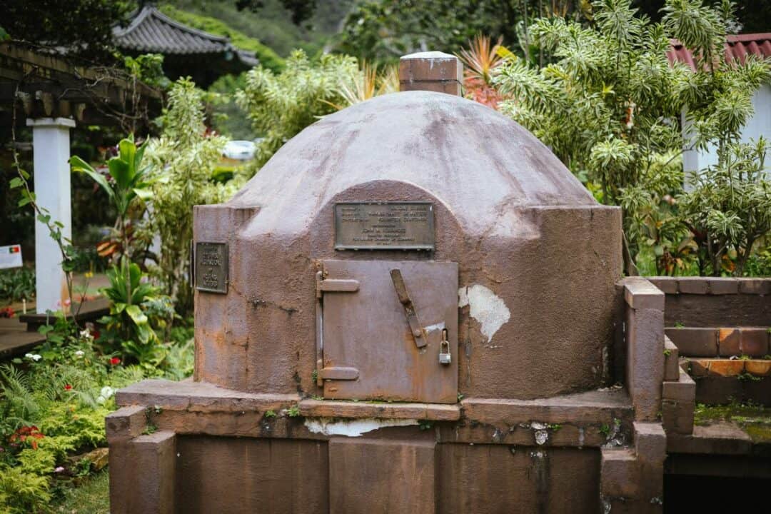 Portuguese stone oven in Kepaniwai Park