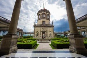Caballero Alto Tower in Chapultepec Castle Alcazar