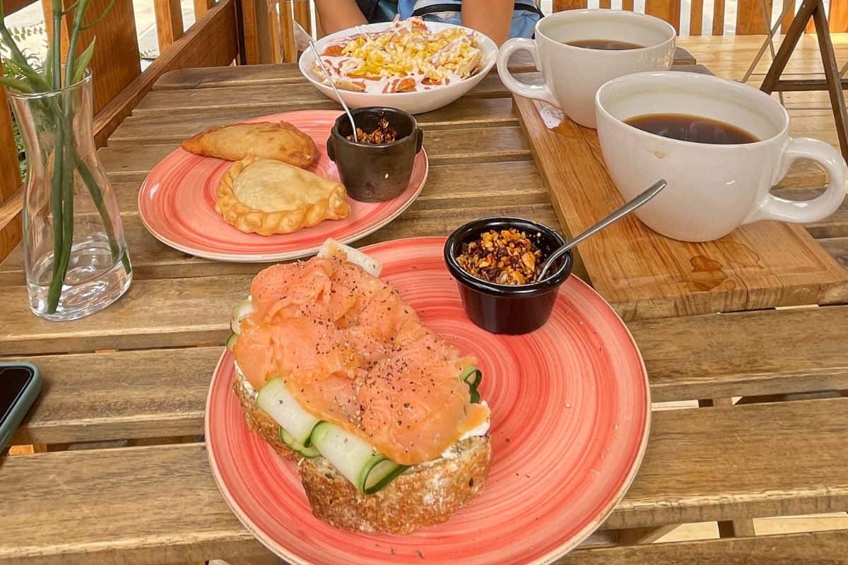 Exploring La Condesa: Things to Do in Mexico City's Trendiest Neighborhood 3 Salmon toast, empanadas, and chilaquiles at Casa Cafe in La Condesa