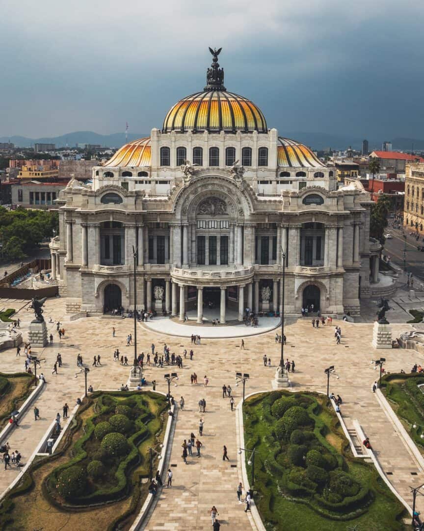 Instagram Photo View of Palacio de Bellas Artes from Sears Building