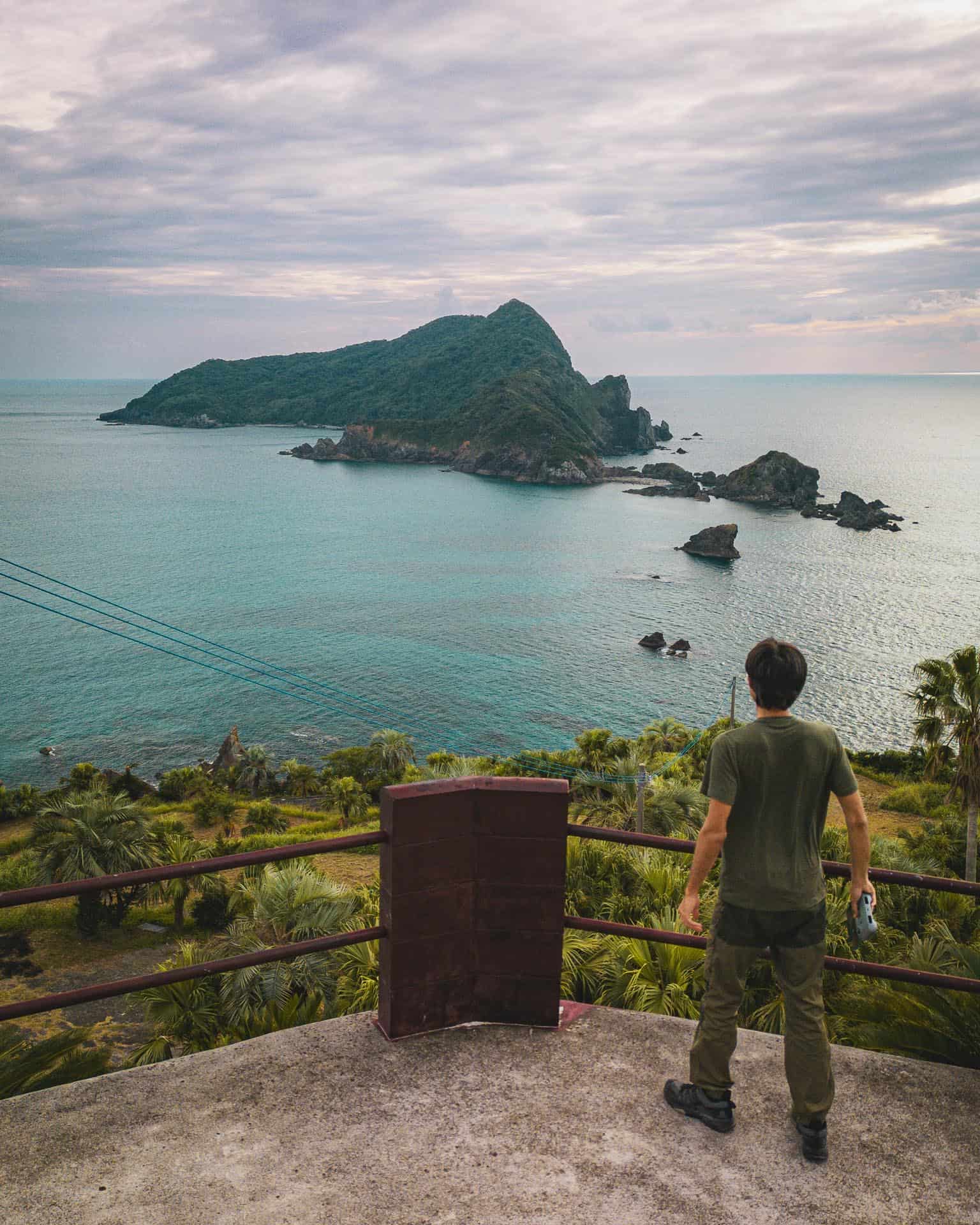 Gotohana Observatory - Kyushu's Most Epic Sunset 2 View of Okiakime Island from Gotohana Observatory