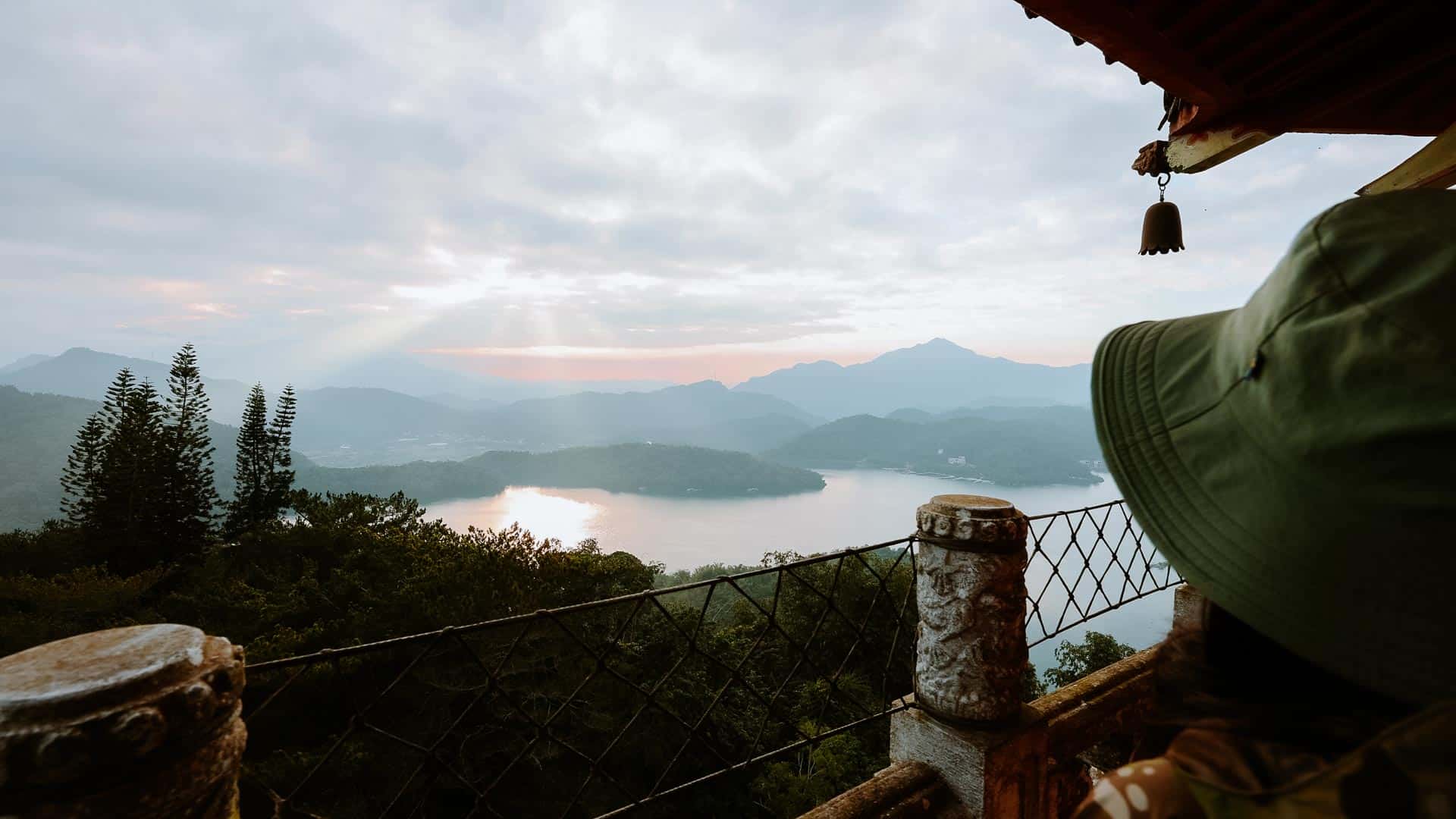 Cien Pagoda view at Sun Moon Lake