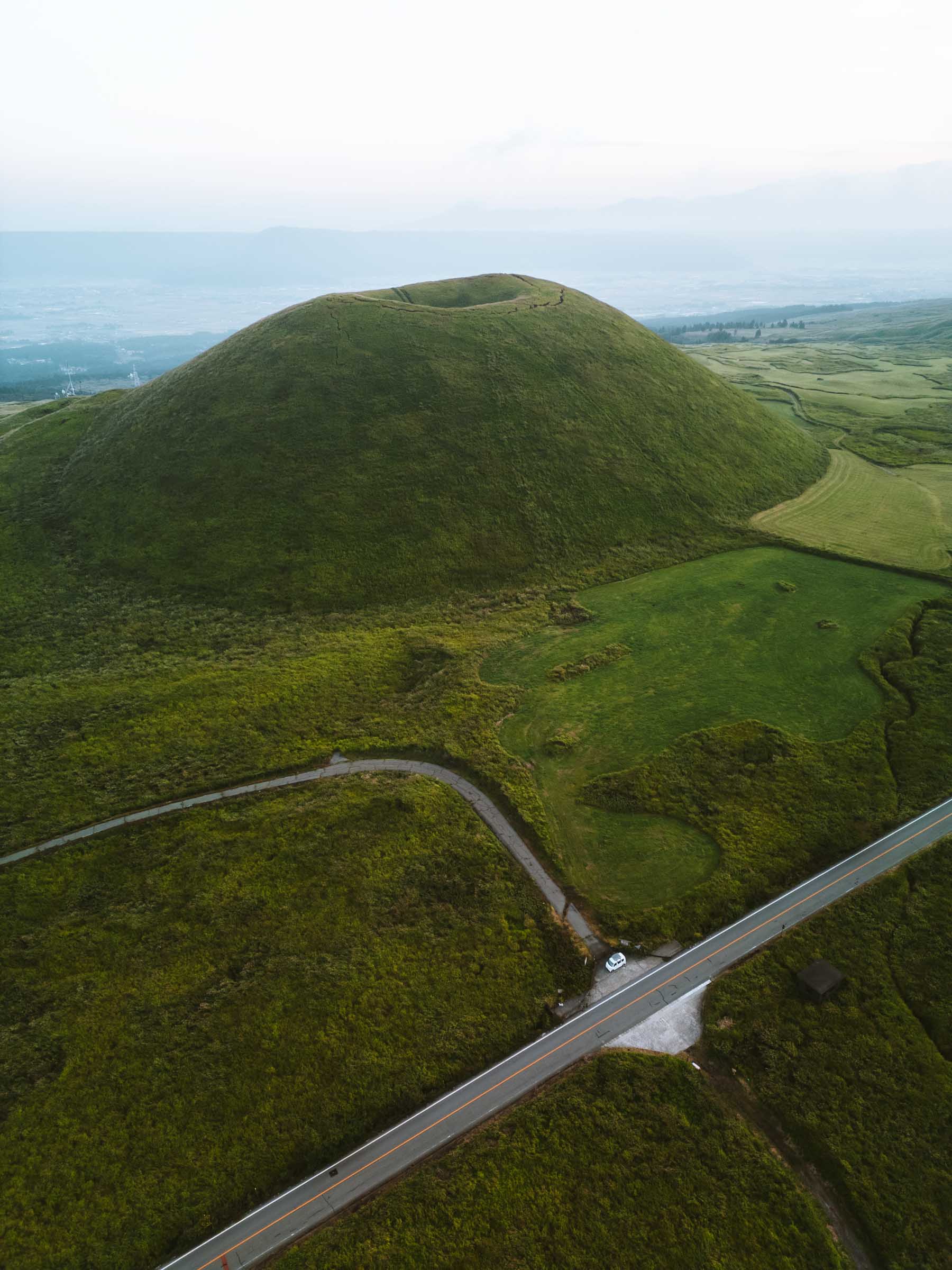 6 Incredible Things to Do in Mount Aso, Kyushu 6 Mt Aso Komezuka Crater Kyushu Japan