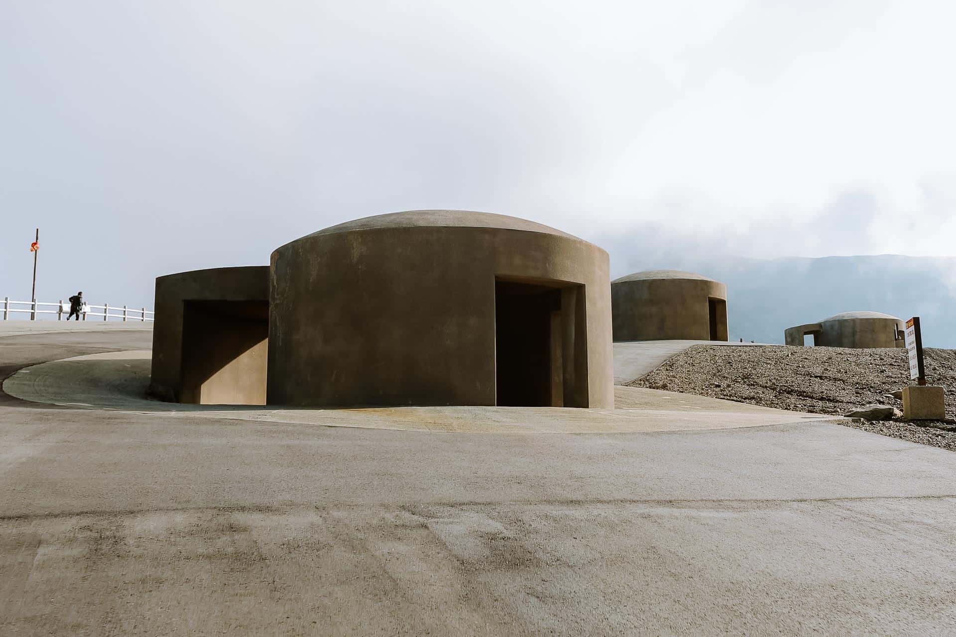 6 Incredible Things to Do in Mount Aso, Kyushu 4 Nakadake Crater refuge shelters