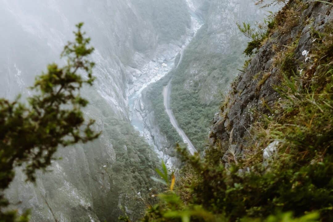 View of Taroko Gorge from Zhuilu Old Trail