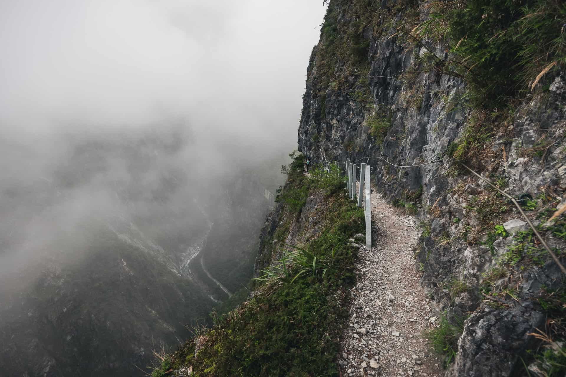 8 Best Things to Do in Taroko Gorge 3 Cliff on Zhuilu Old Road Trail