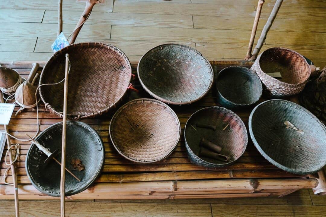 Baskets in the Hilltribe Museum