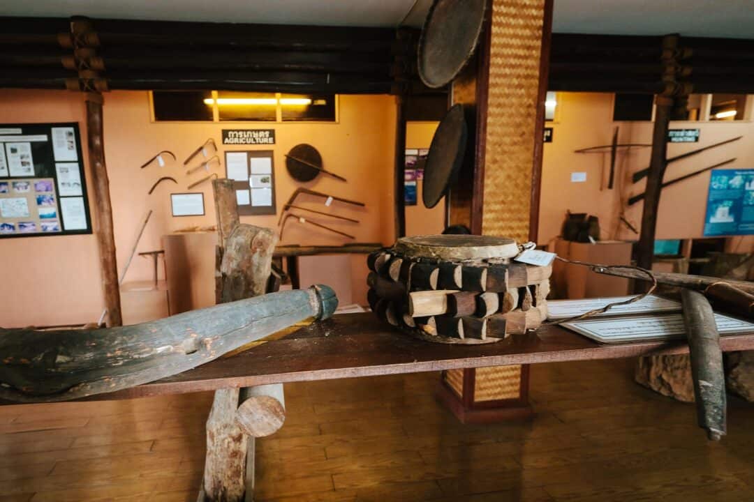 Exhibits in Hilltribe Museum