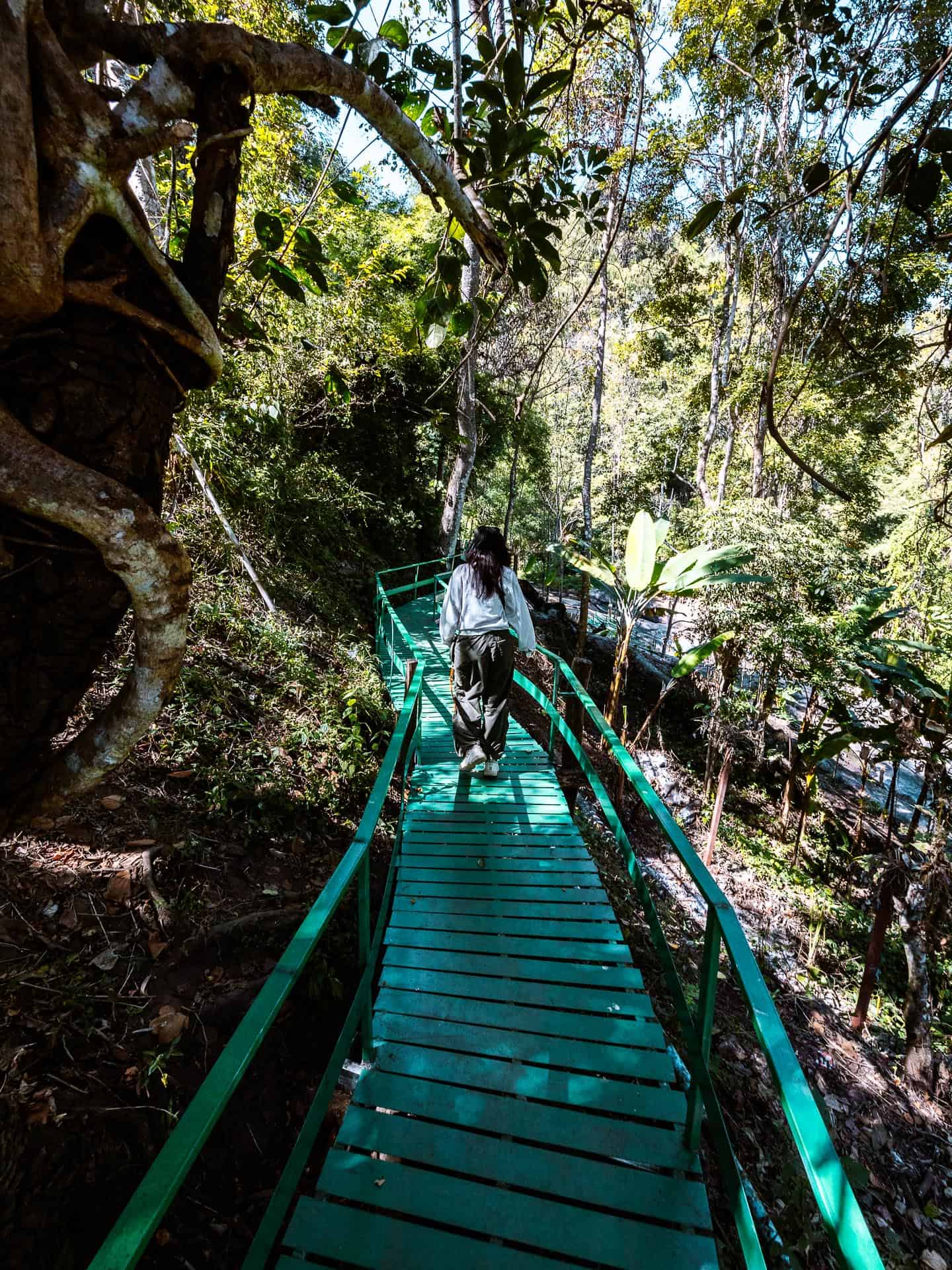 Walkway to Mo Paeng Waterfall