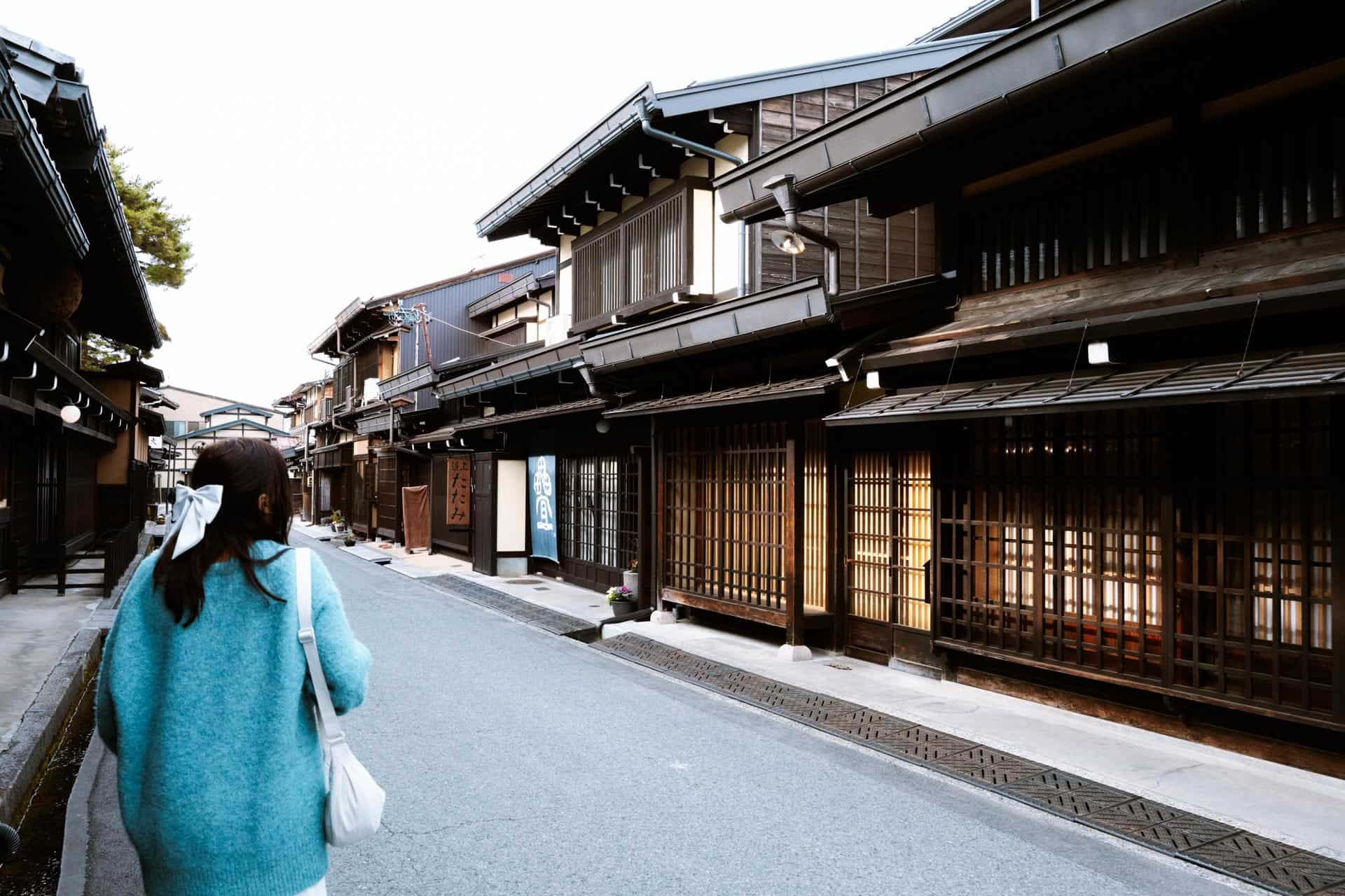 Homeitaigumi Preservation Area in Takayama Japan