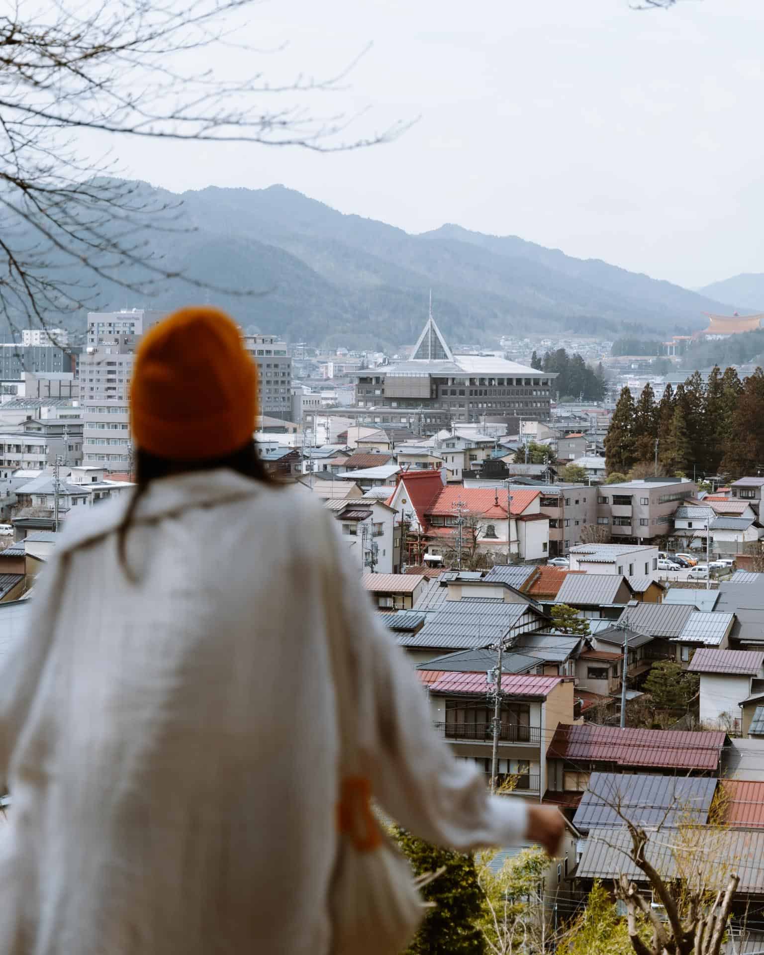 View from Kitayama Park in Takayama