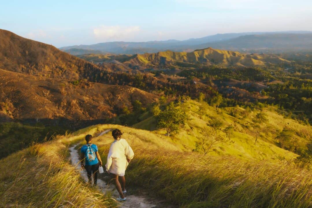 Trekking through Alicia Panoramic Park in Bohol, Philippines