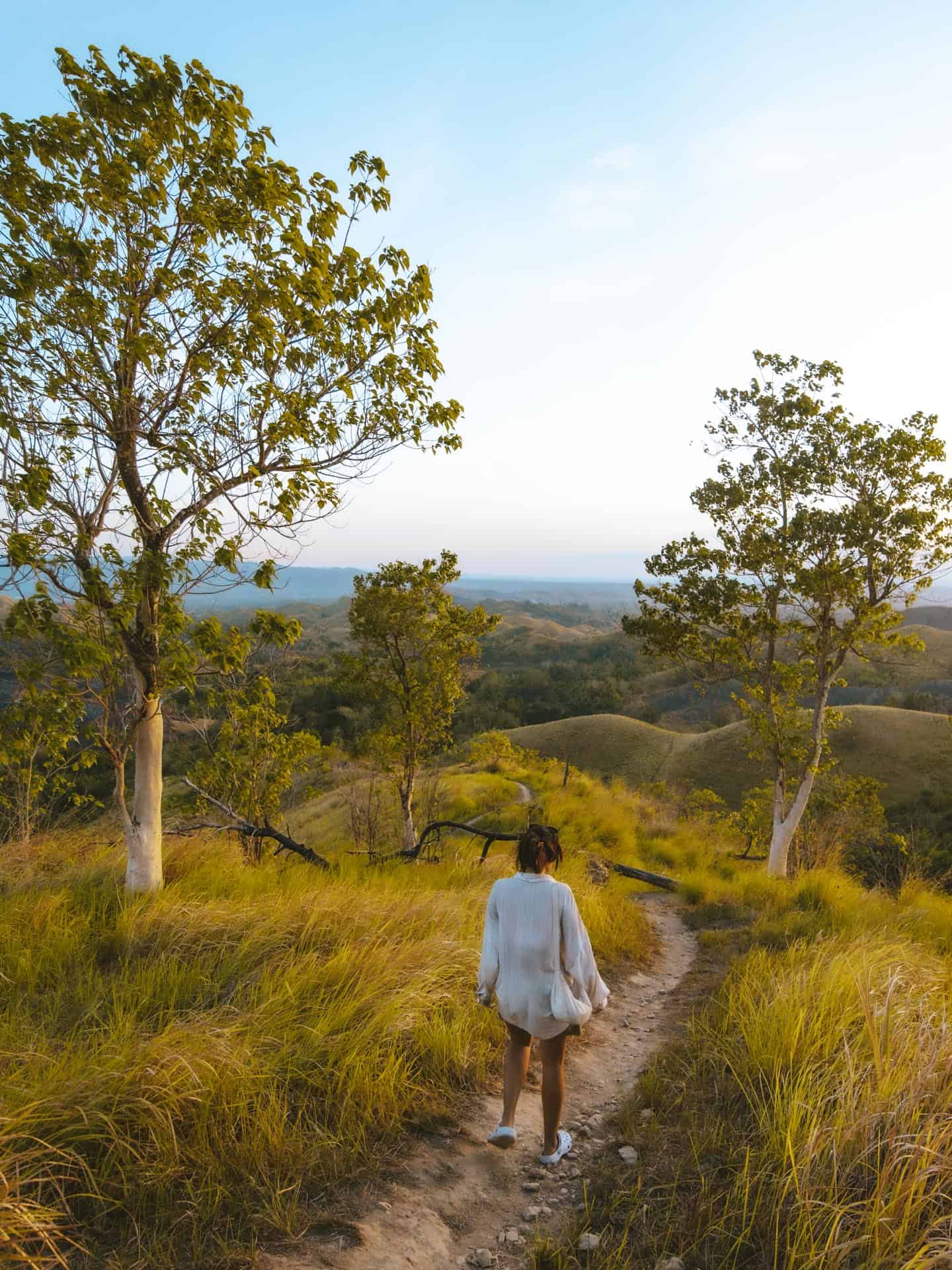 Alicia Panoramic Park in Bohol, Philippines: Hiker's Guide 11 Hiking down sunset at Alicia Panoramic Park in Bohol, Philippines