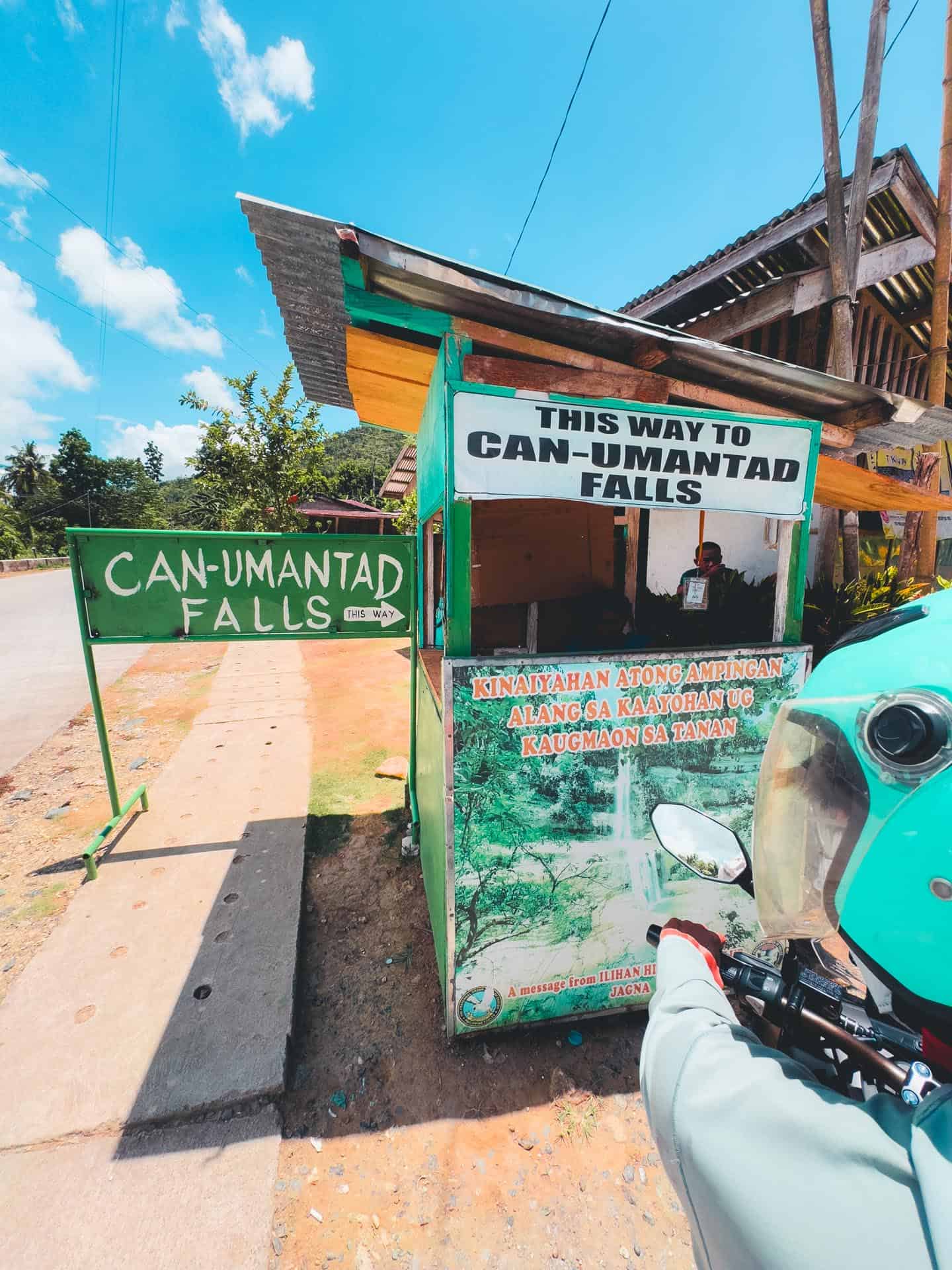 Can-umantad Falls in Bohol: Our Complete Guide 3 Road turn to Can-umantad Falls in Bohol Philippines