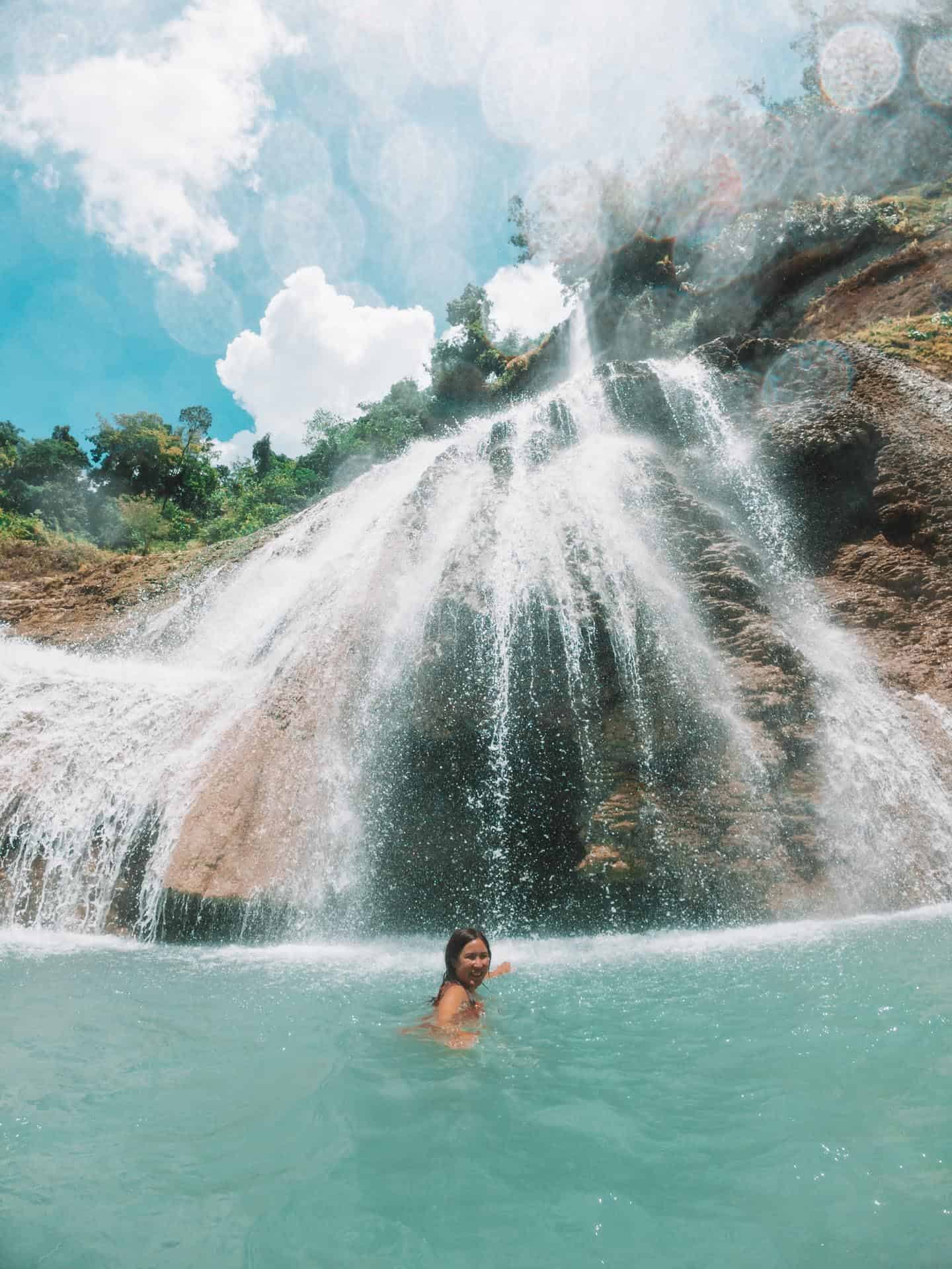 Can-umantad Falls in Bohol: Our Complete Guide 8 Swimmin in Can-umantad Falls in Bohol Philippines
