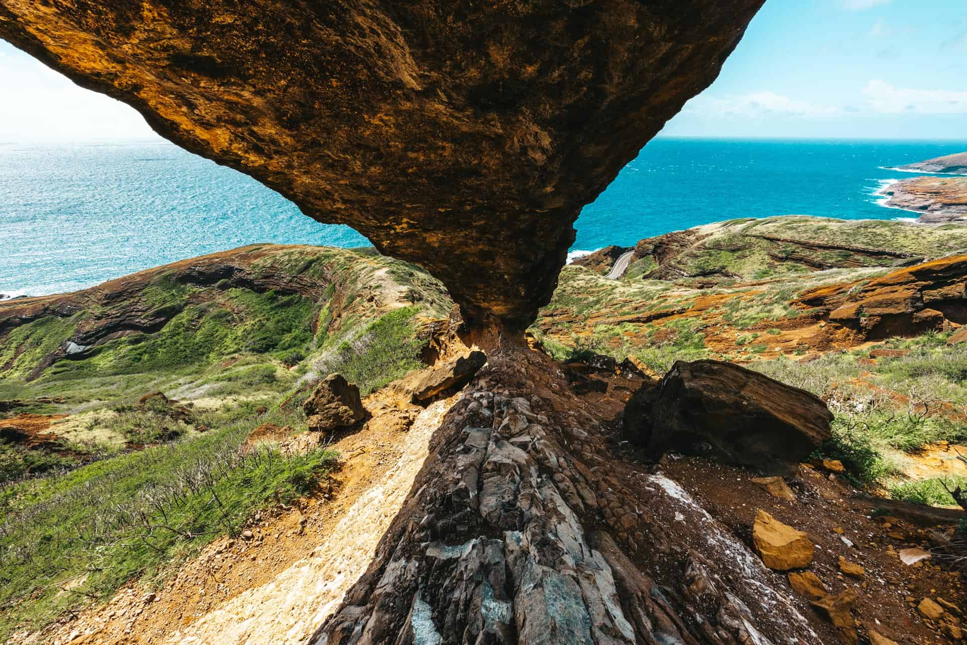 Inside of Koko Crater Arch