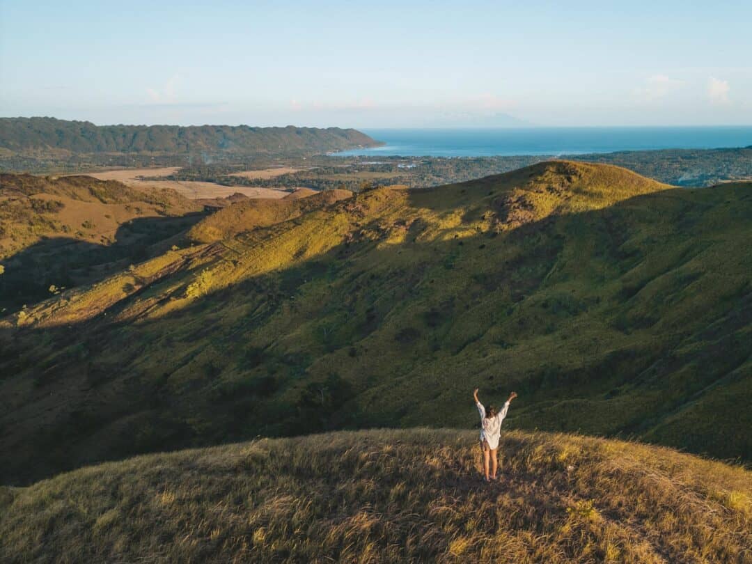 view from kankoka hills in bohol