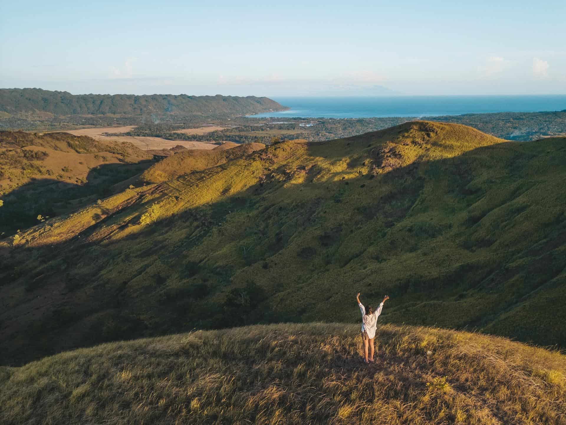 standing on kankoka hills candijay bohol