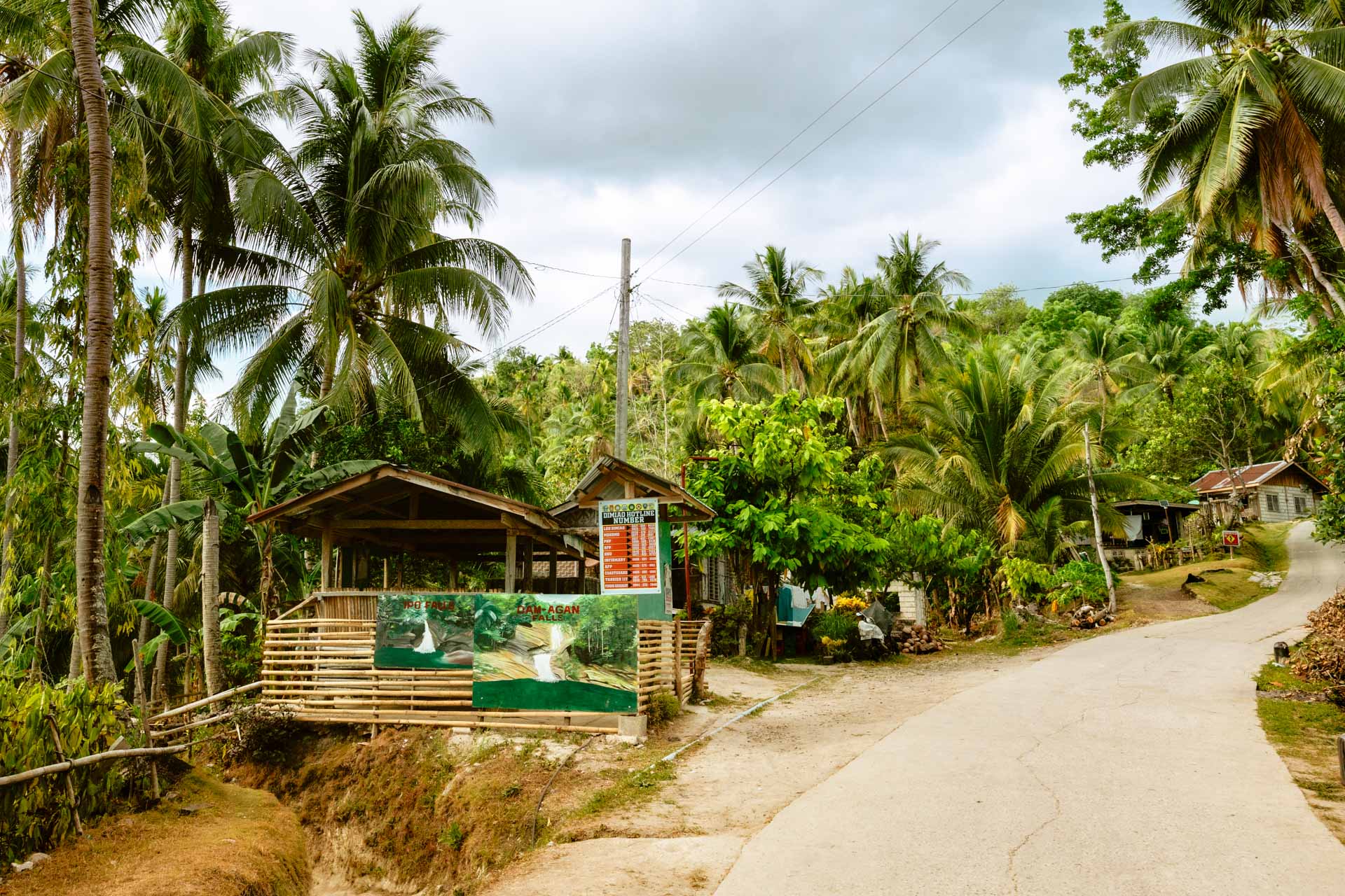 Dam Agan Falls in Bohol: Our Complete Guide 3 Dam Agan Falls parking area in Dimiao