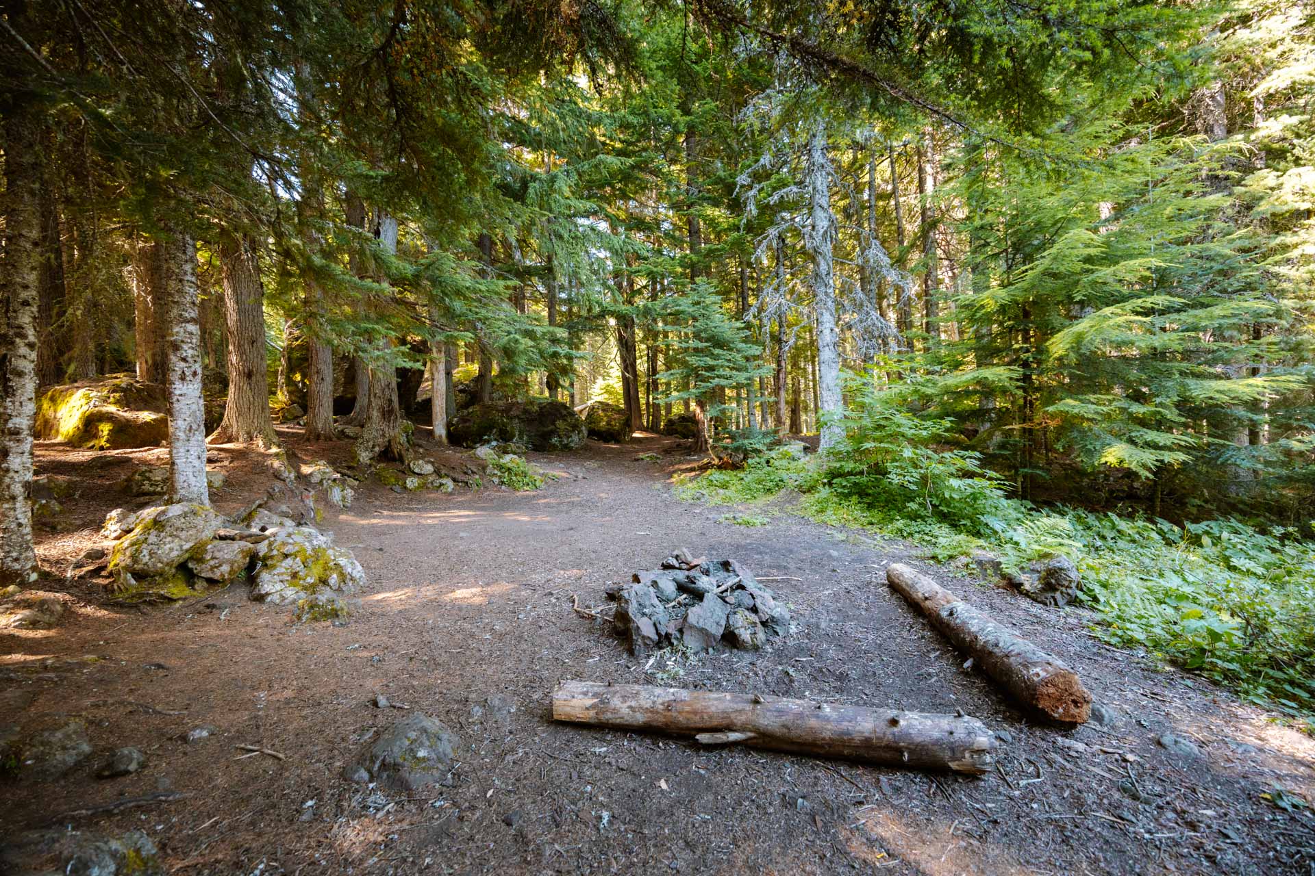 Campsite at Copper Creek on Tubal Cain Trail