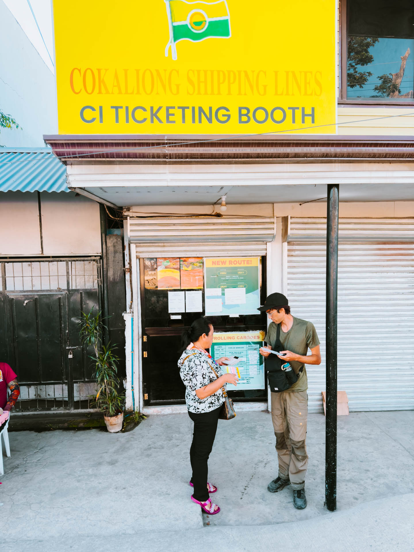 Ticketing booth in Ubay for Cebu Ferry