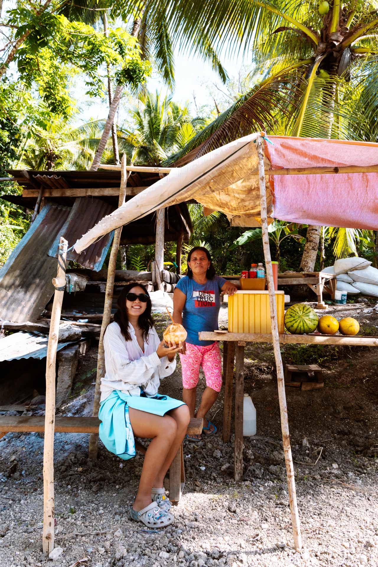 Virgie's coconut stand