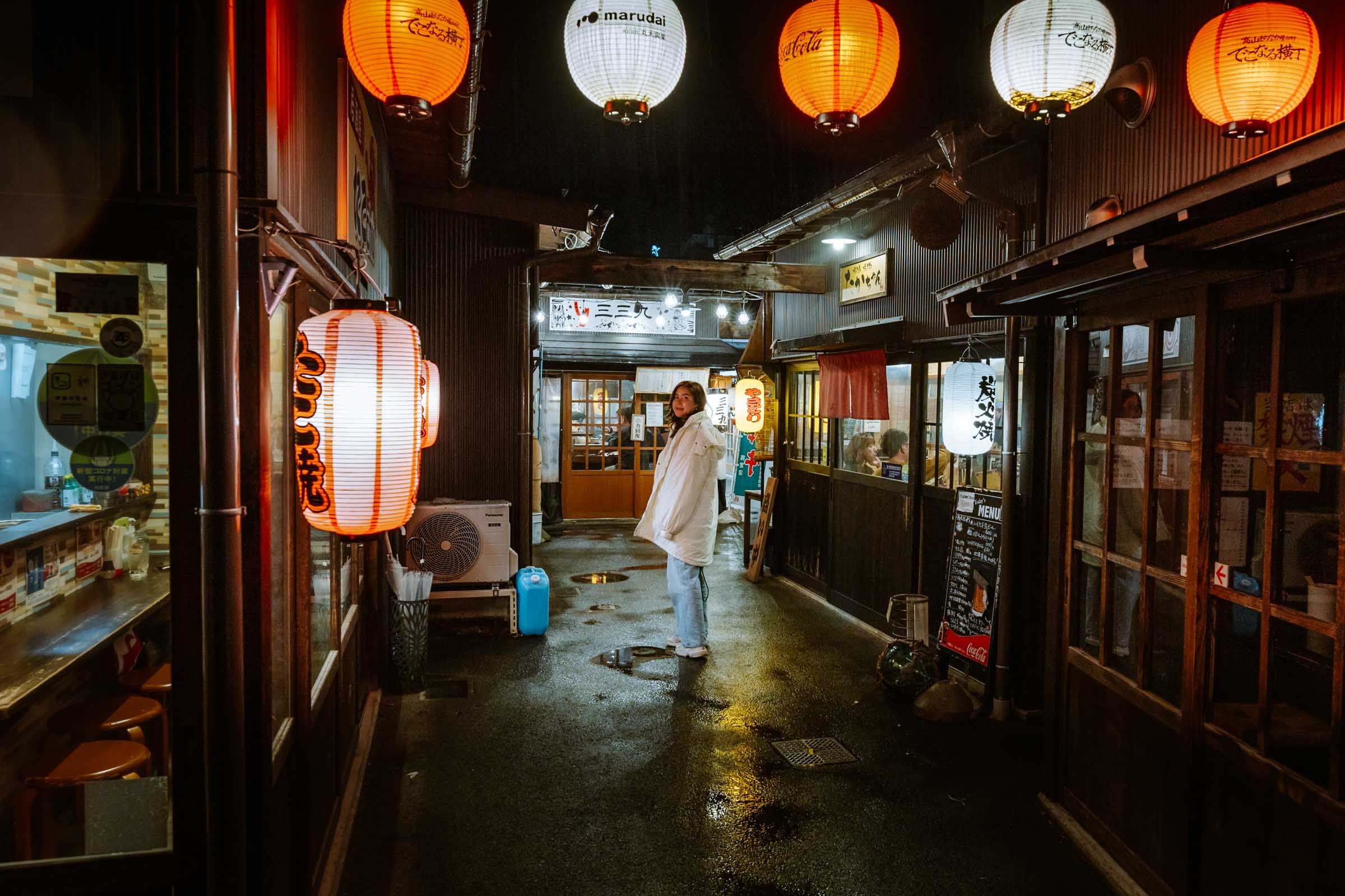Dekonaru Yokocho in Takayama Japan