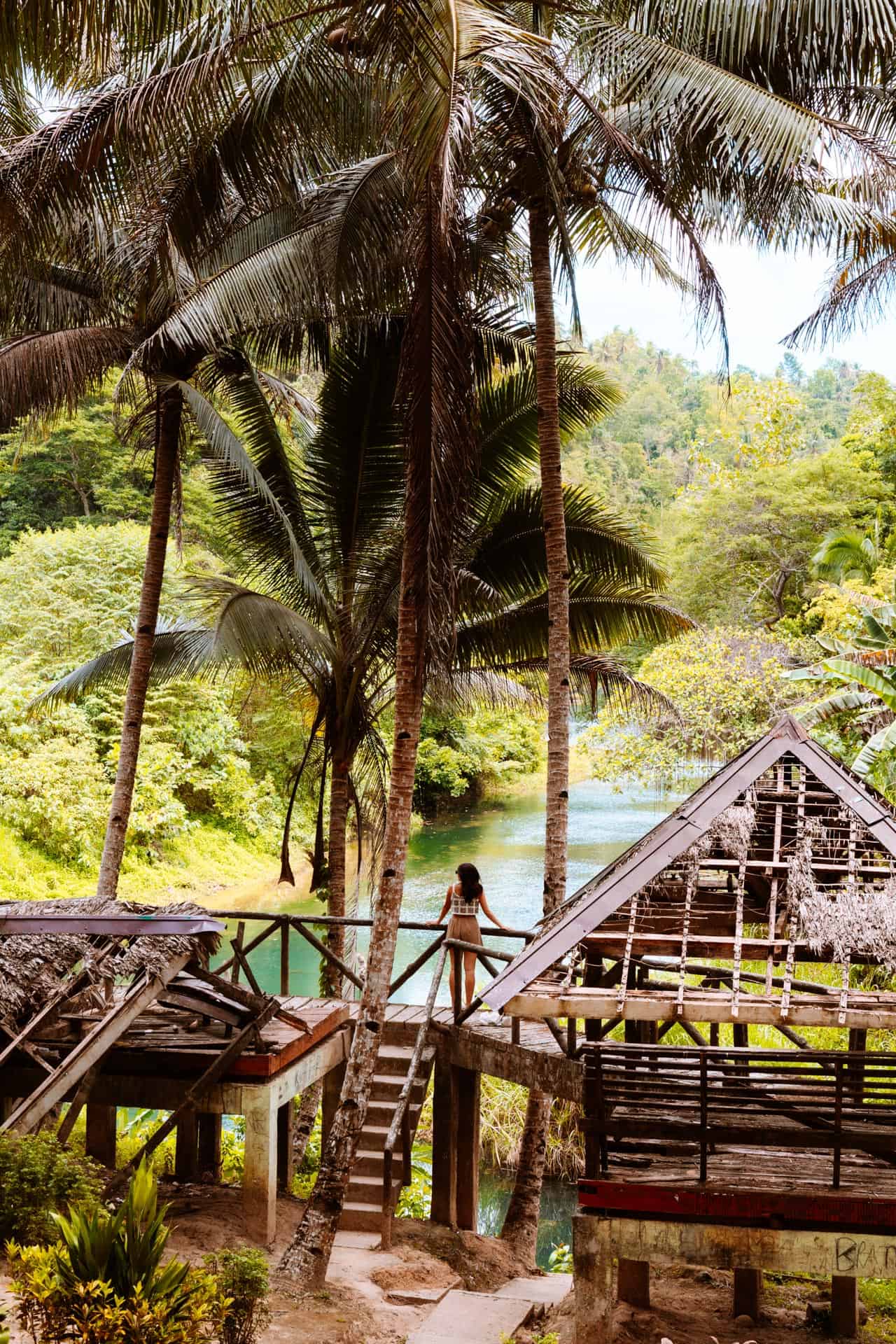 24 Awesome Things to Do in Bohol: Complete Guide 57 Kawasan Falls platform in Bohol