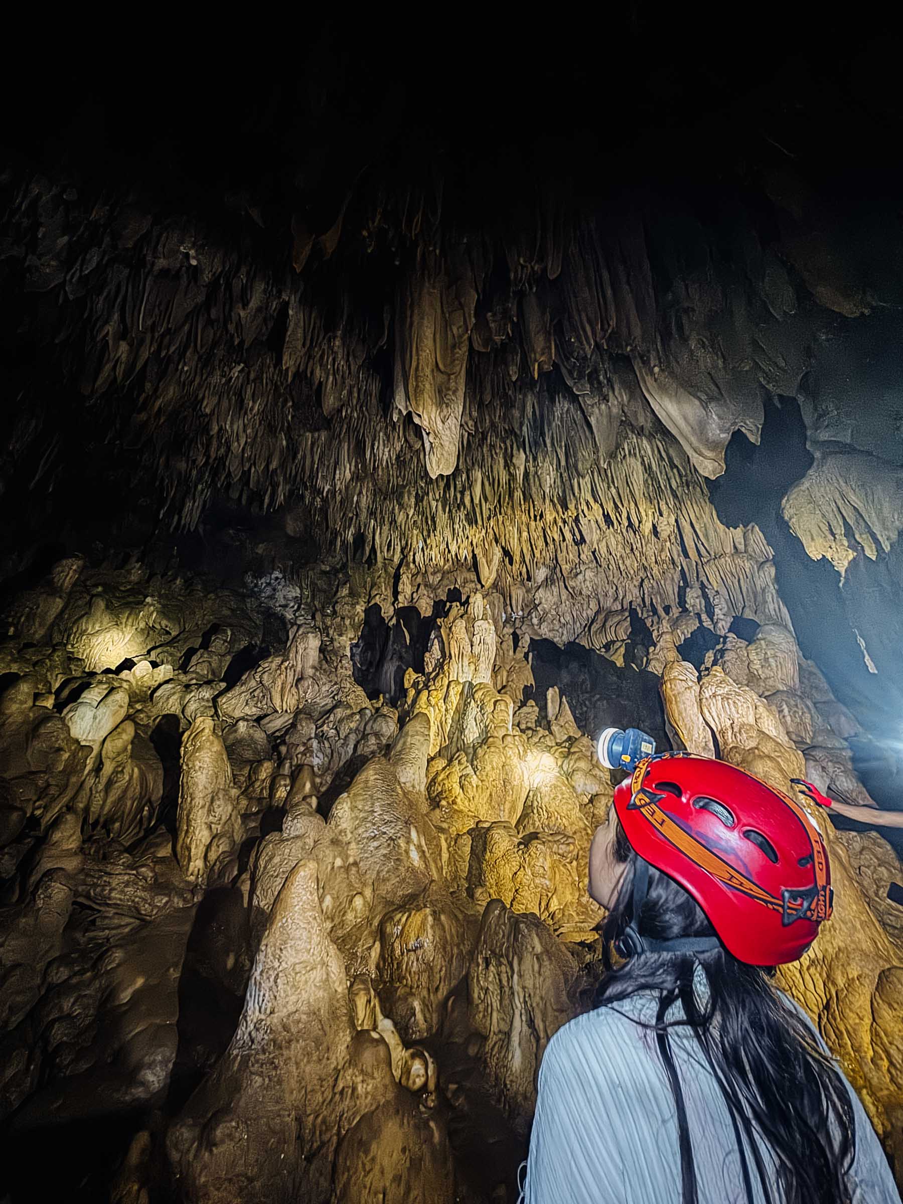 Exploring Somyot Cave in Siargao