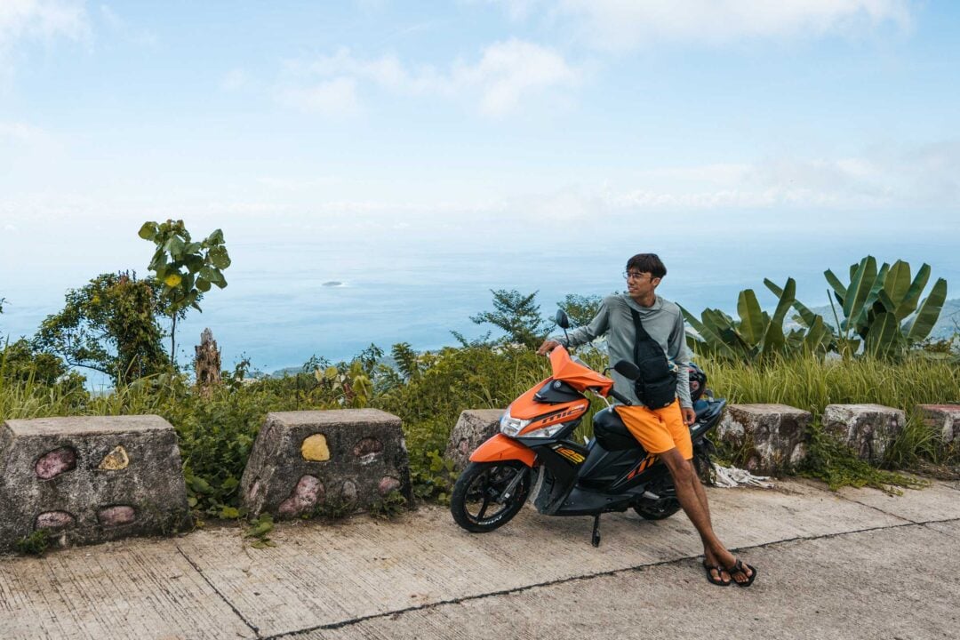 Motorbike rental in Camiguin, Philippines