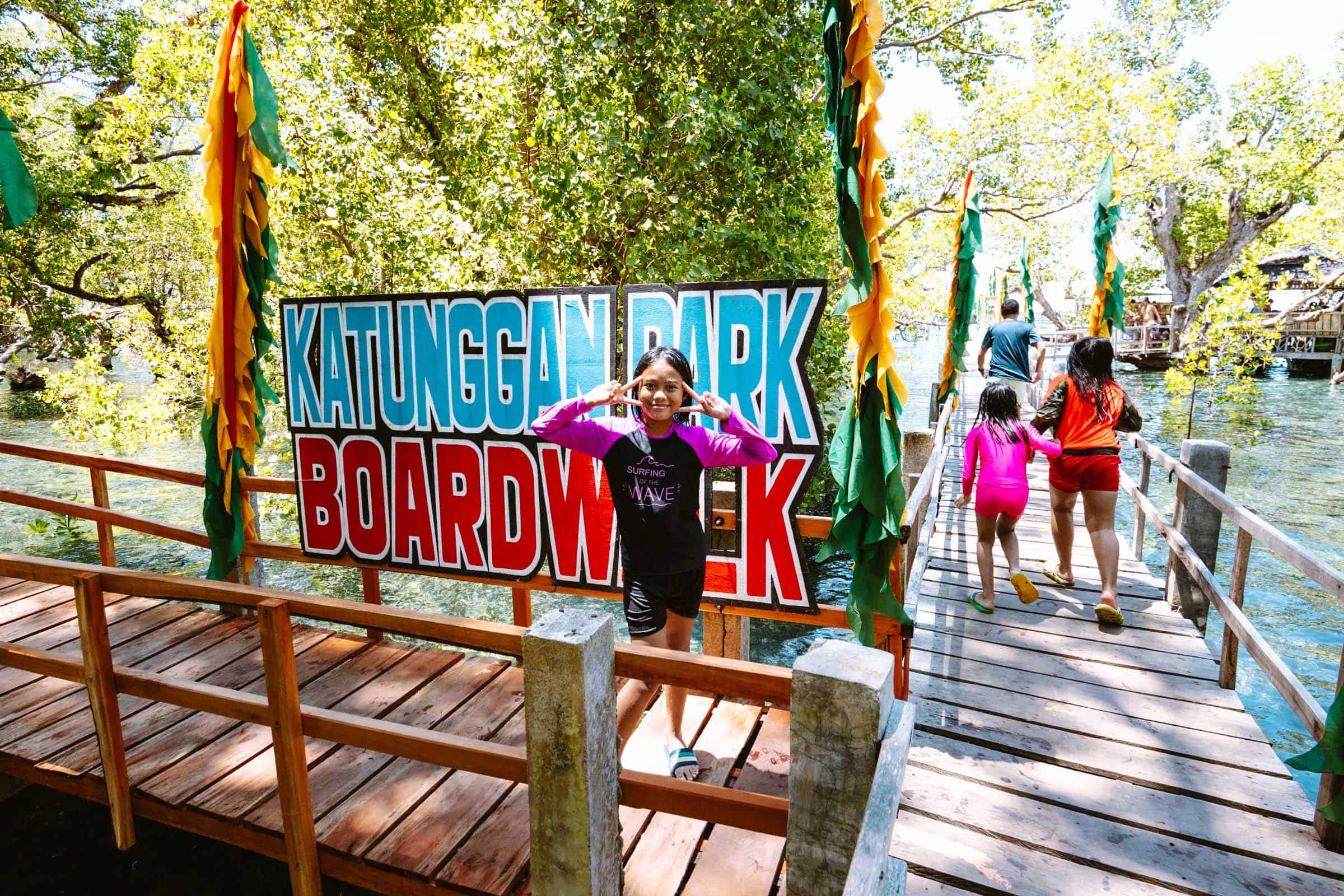 Katunggan Park Camiguin boardwalk