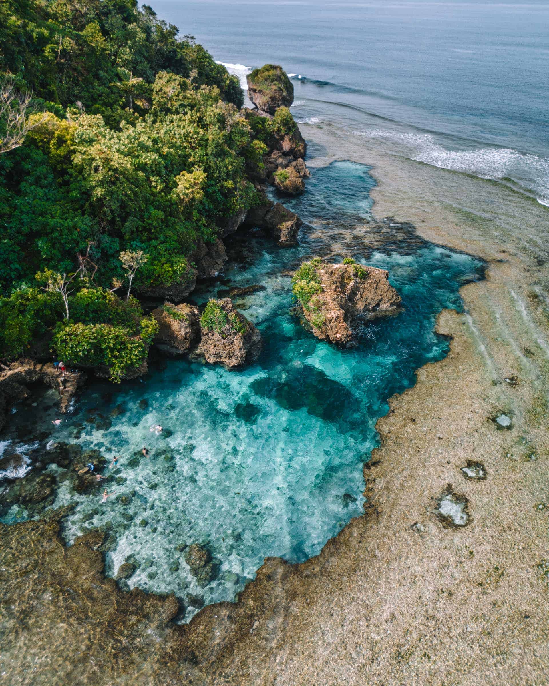 Magpupungko Rock Pool high tide