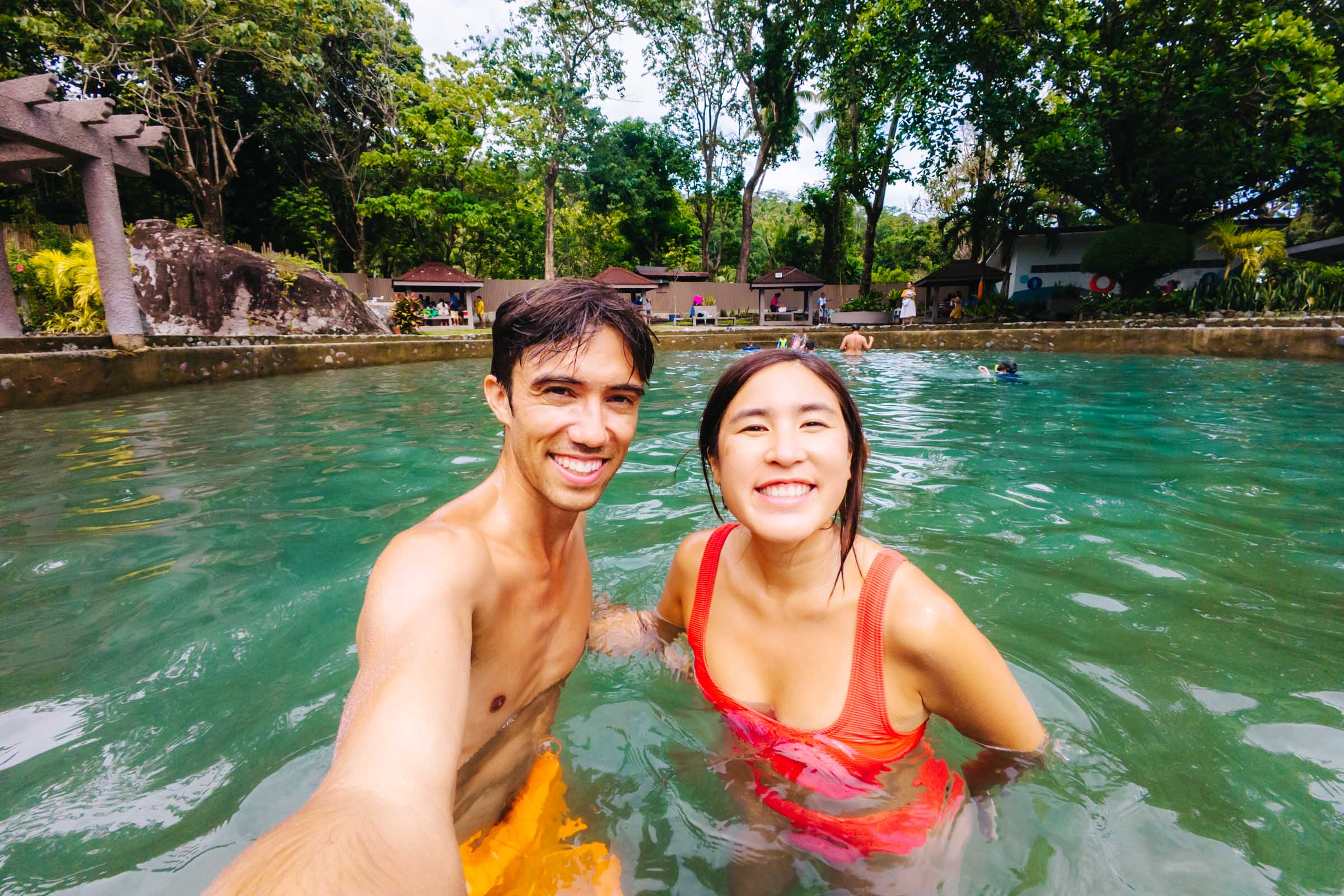 Bura Soda Water Pool happy couple