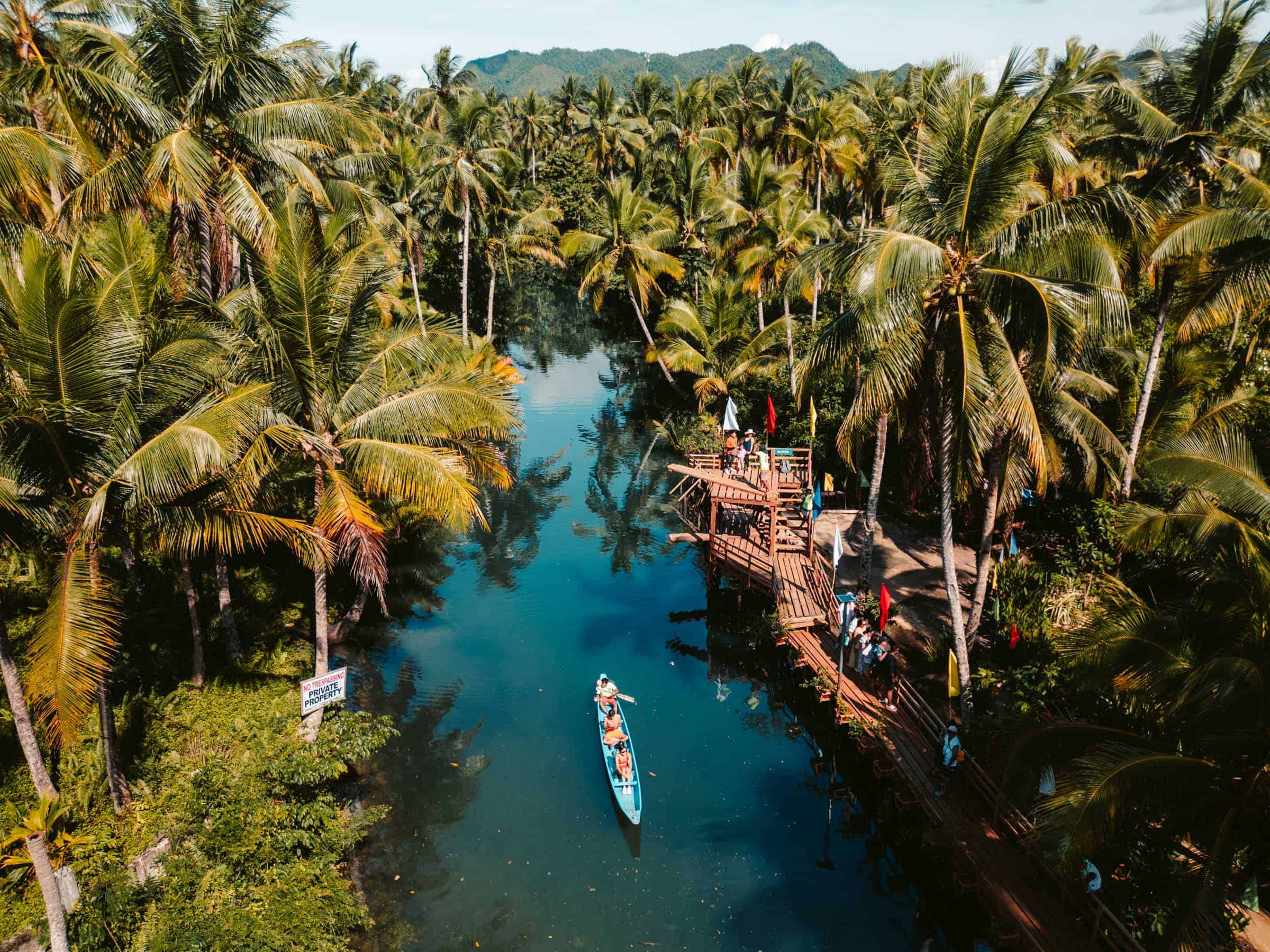 Maasin River jumping platform