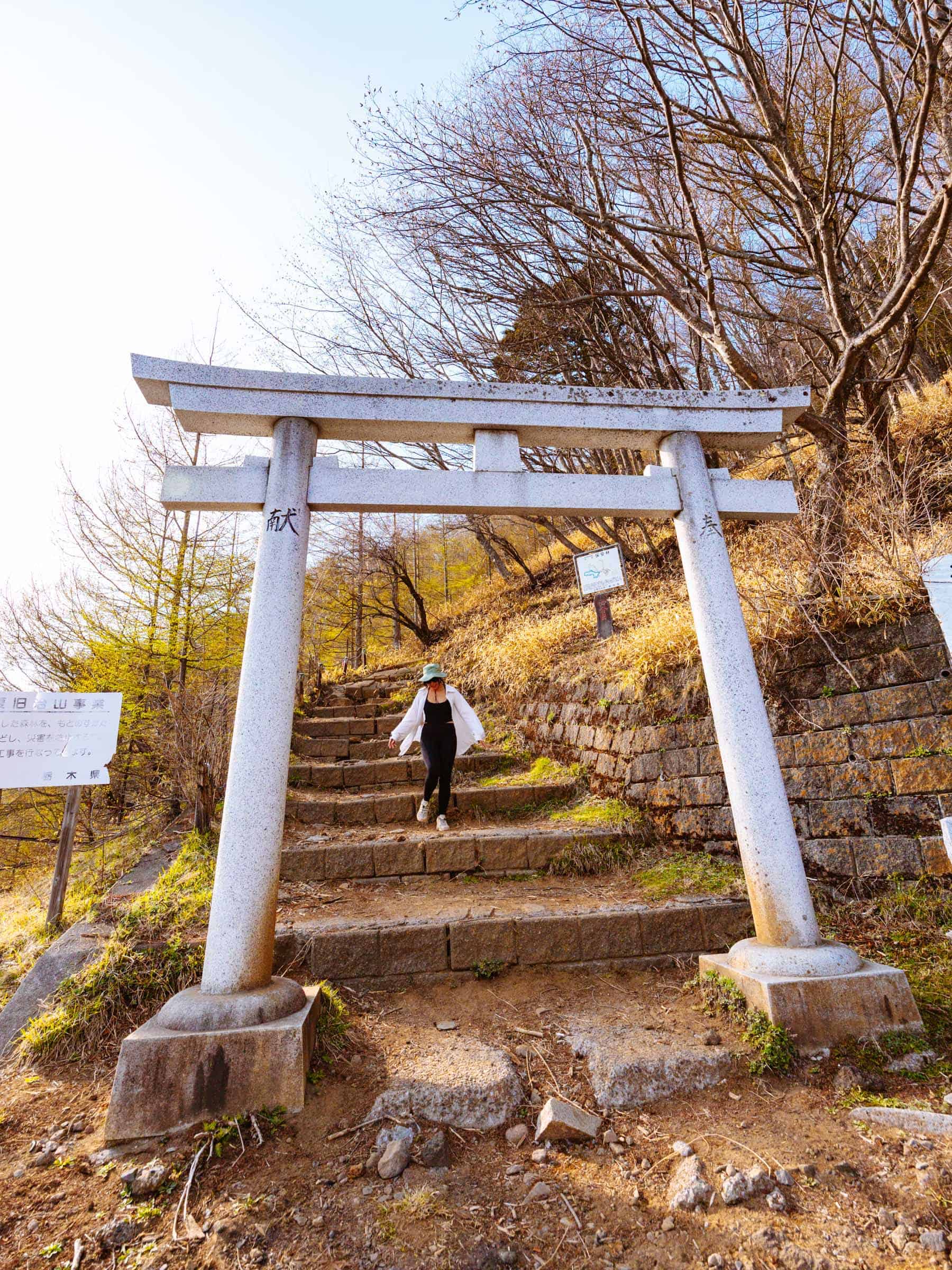 Shinto station Mount Nantai