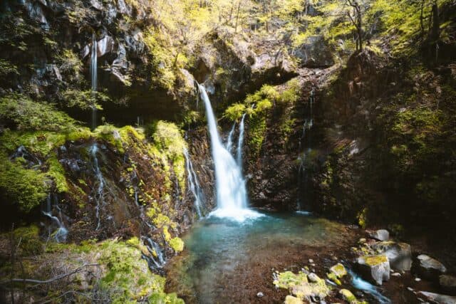 Urami Falls in Nikko