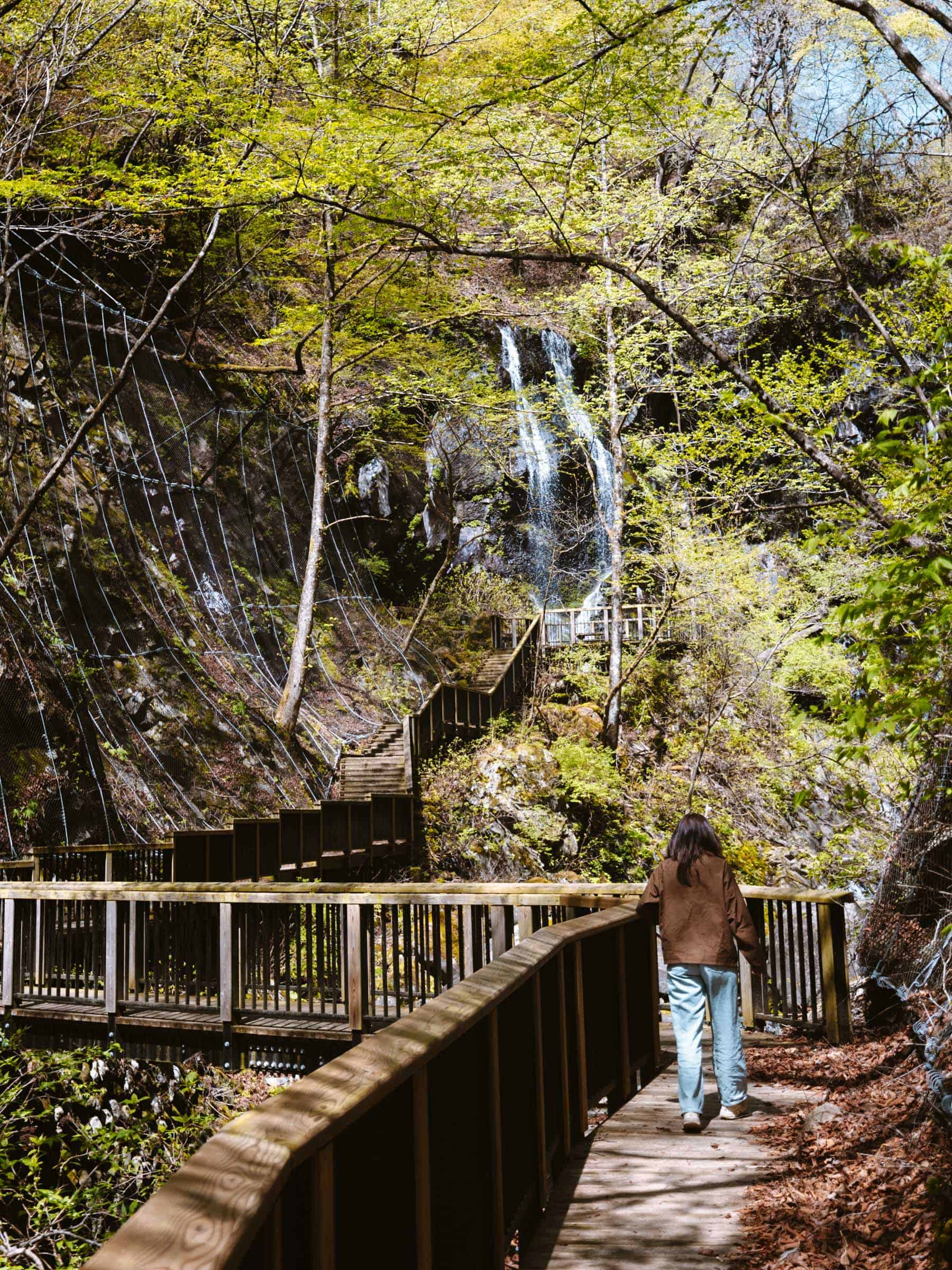 Urami Waterfall in Nikko Trail