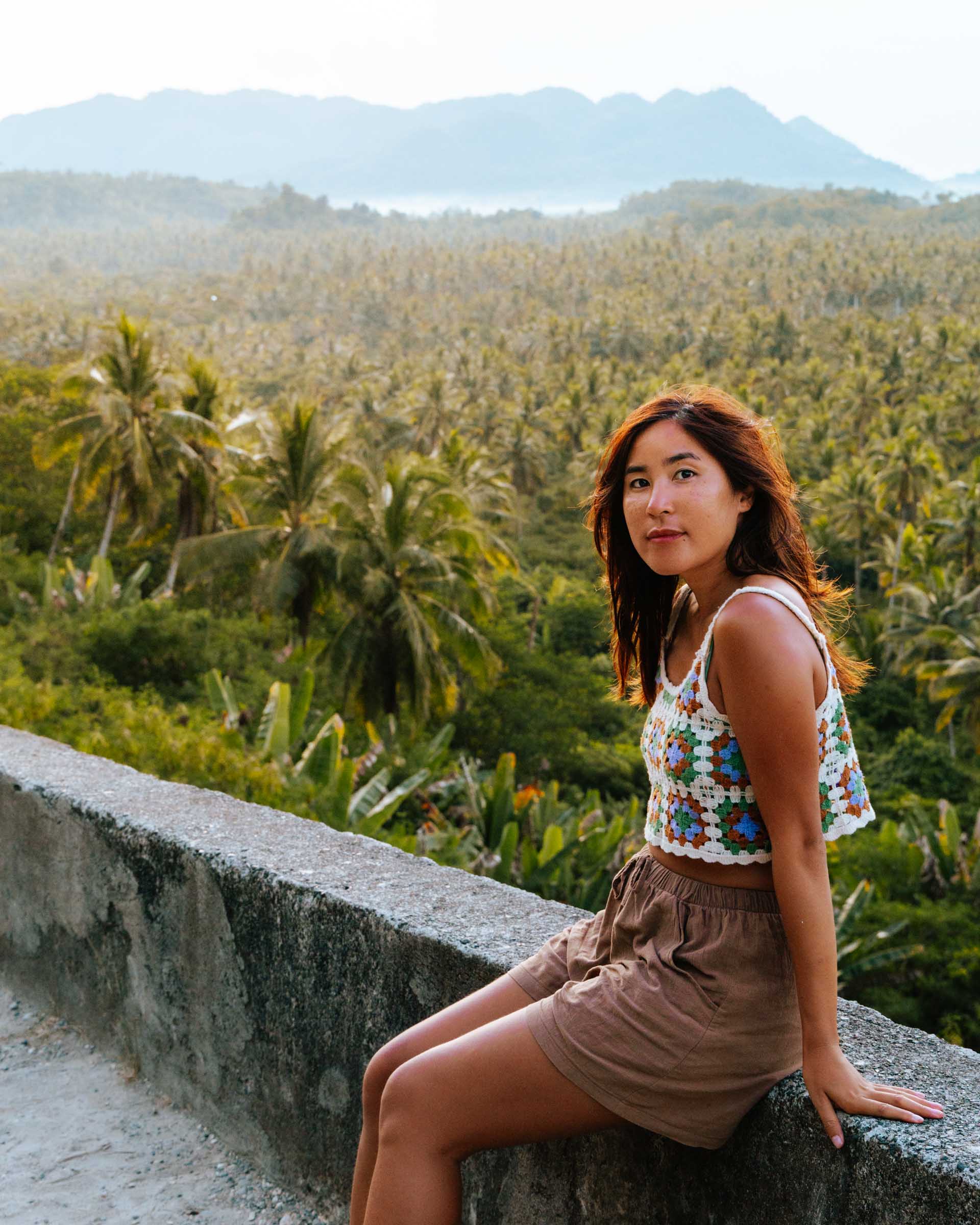 Chloe at Coconut View Deck Siargao