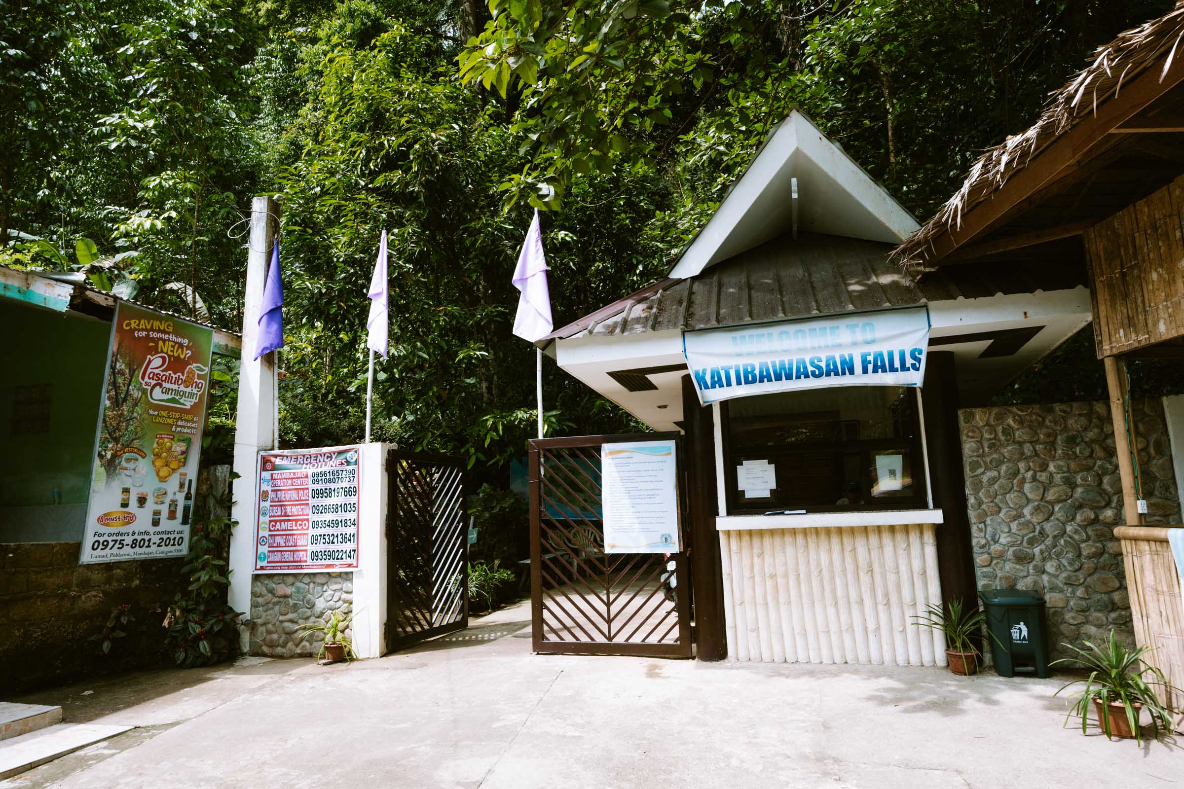 Katibawasan Falls in Camiguin: Complete Guide 5 Katibawasan Falls entry gate