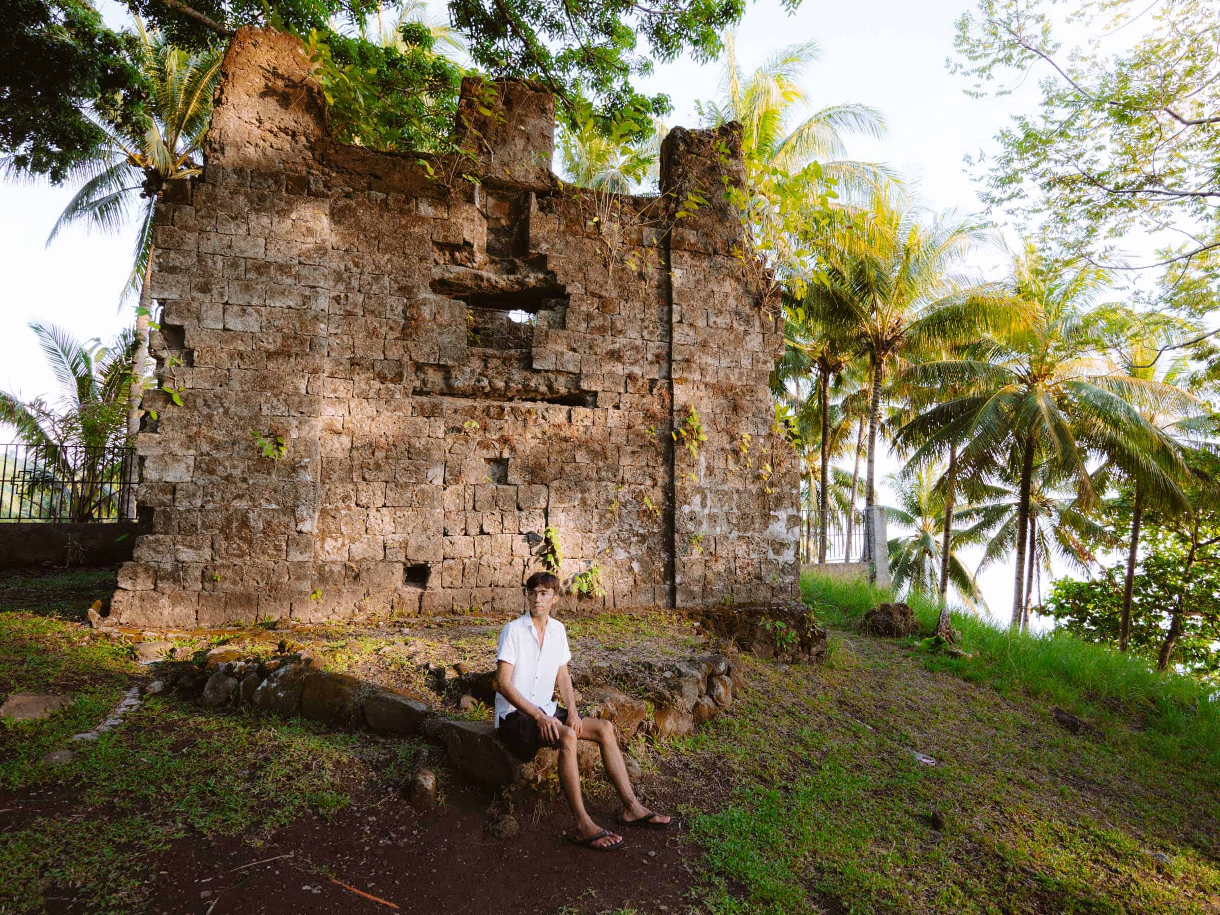Old Spanish Church Ruins Bell Tower
