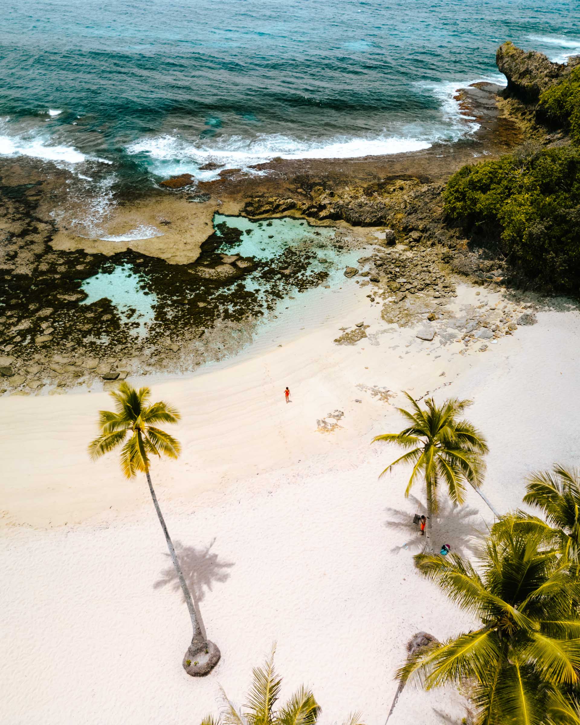 Pasikon Beach Siargao aerial view