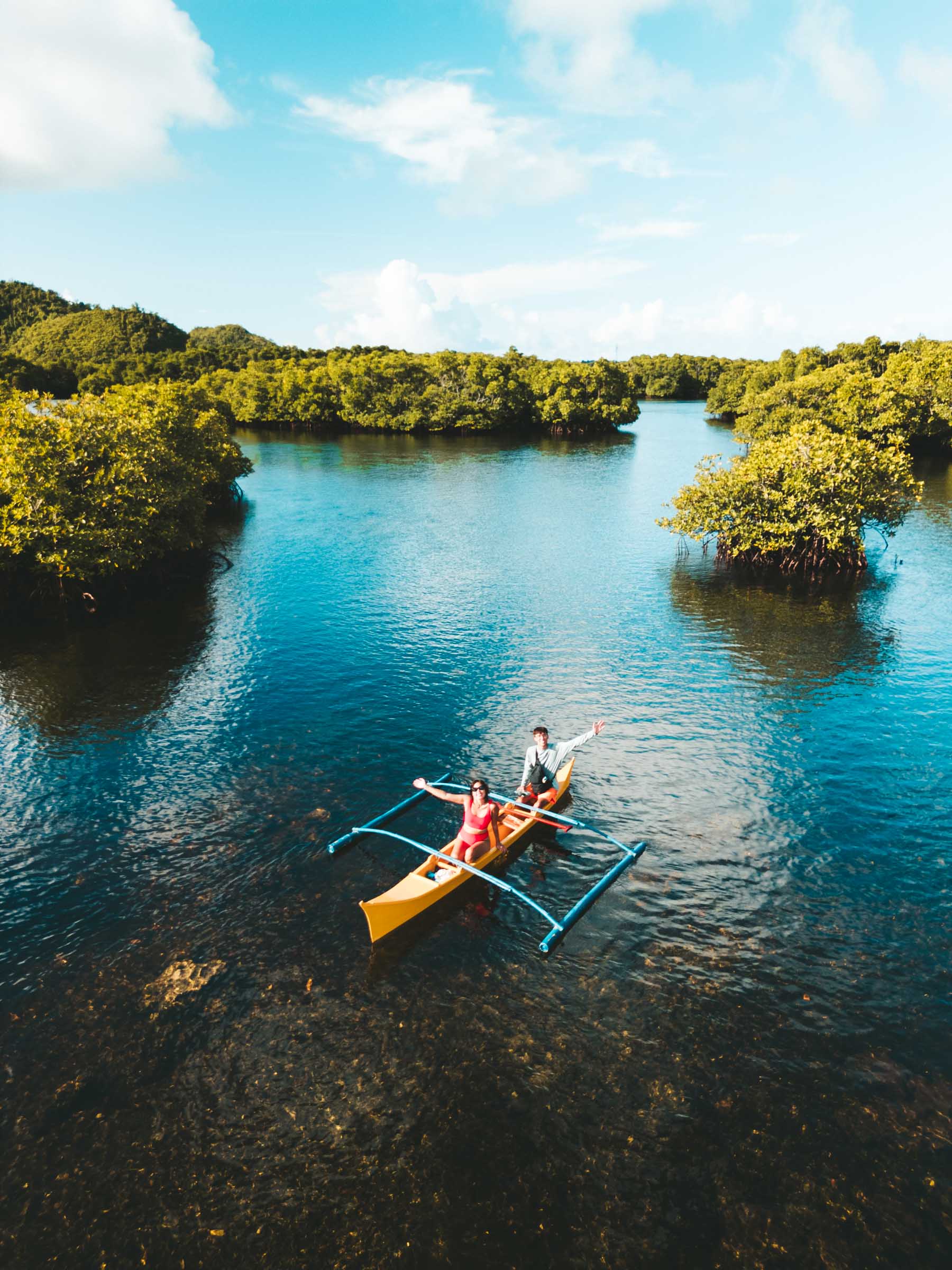 Exploring Secret Beach Siargao mangroves