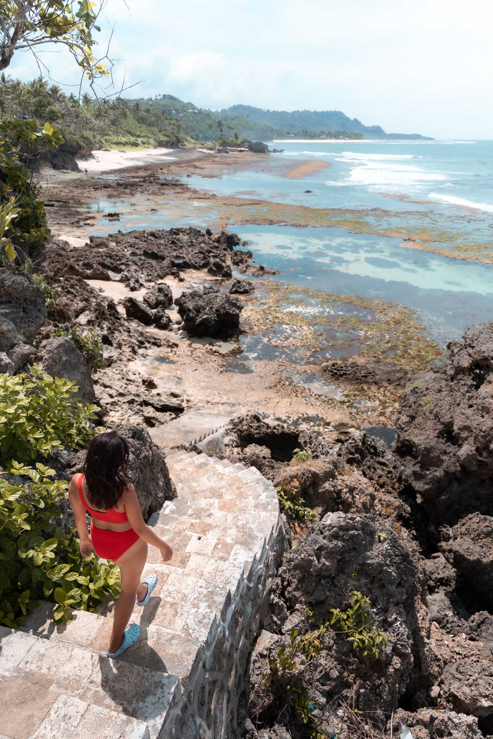 Stairs of Heaven Siargao low tide