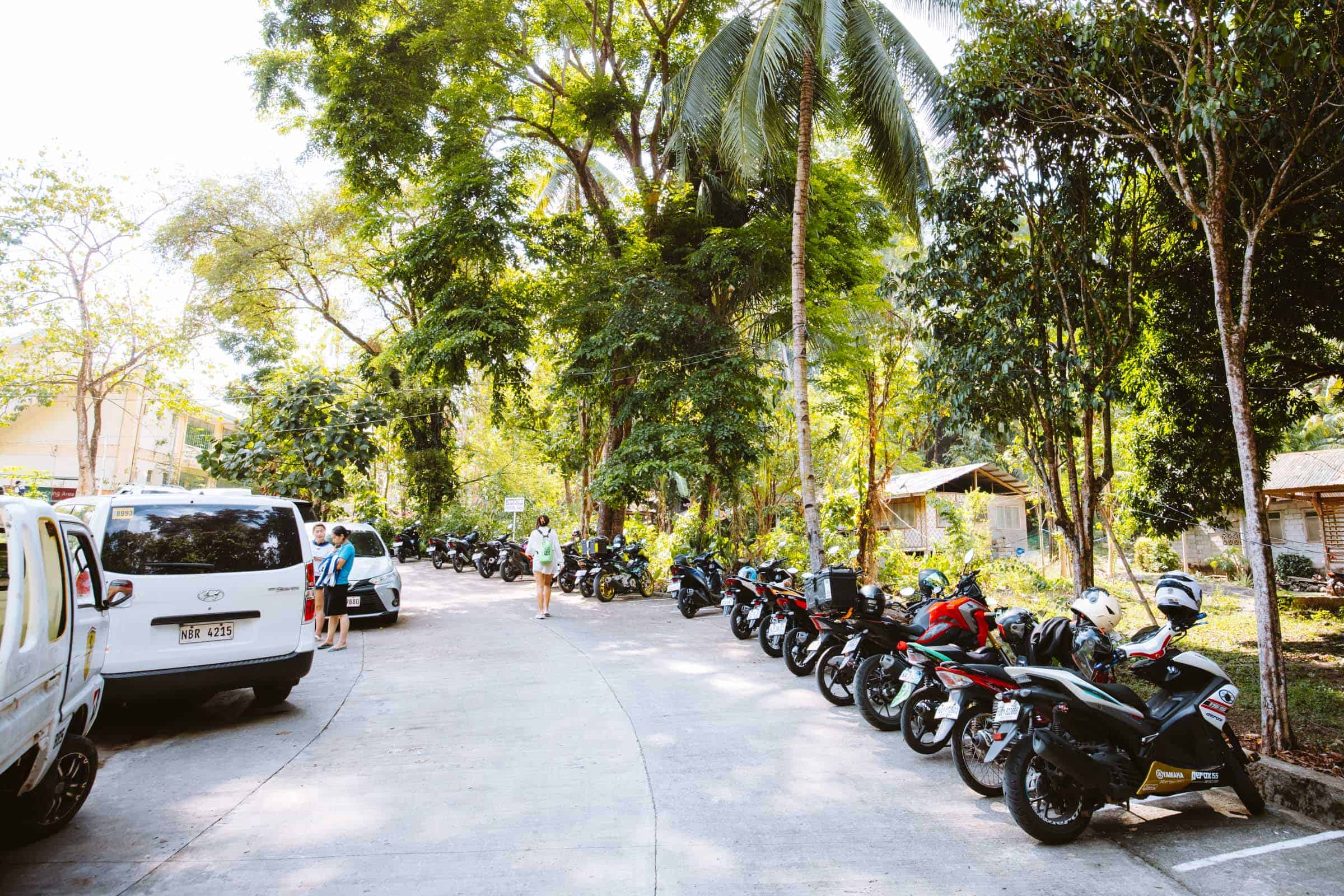 Sto Nino Cold Spring parking area