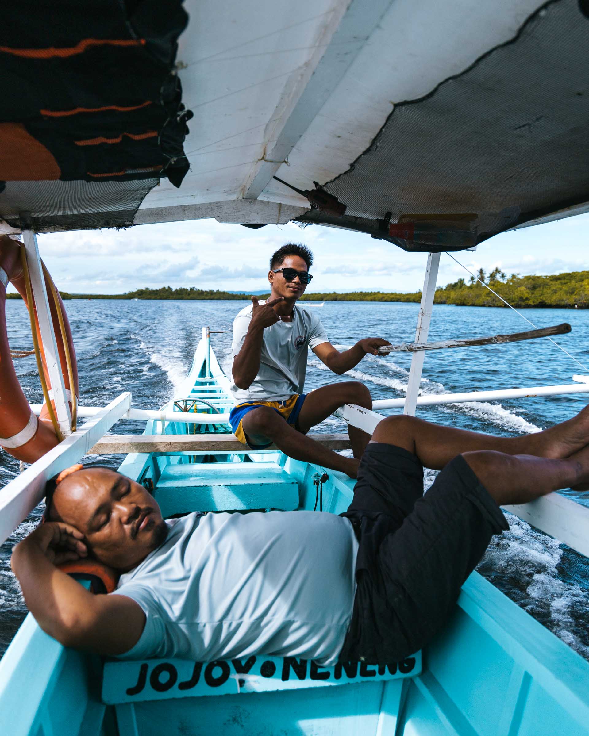 Boat driver to Sugba Lagoon